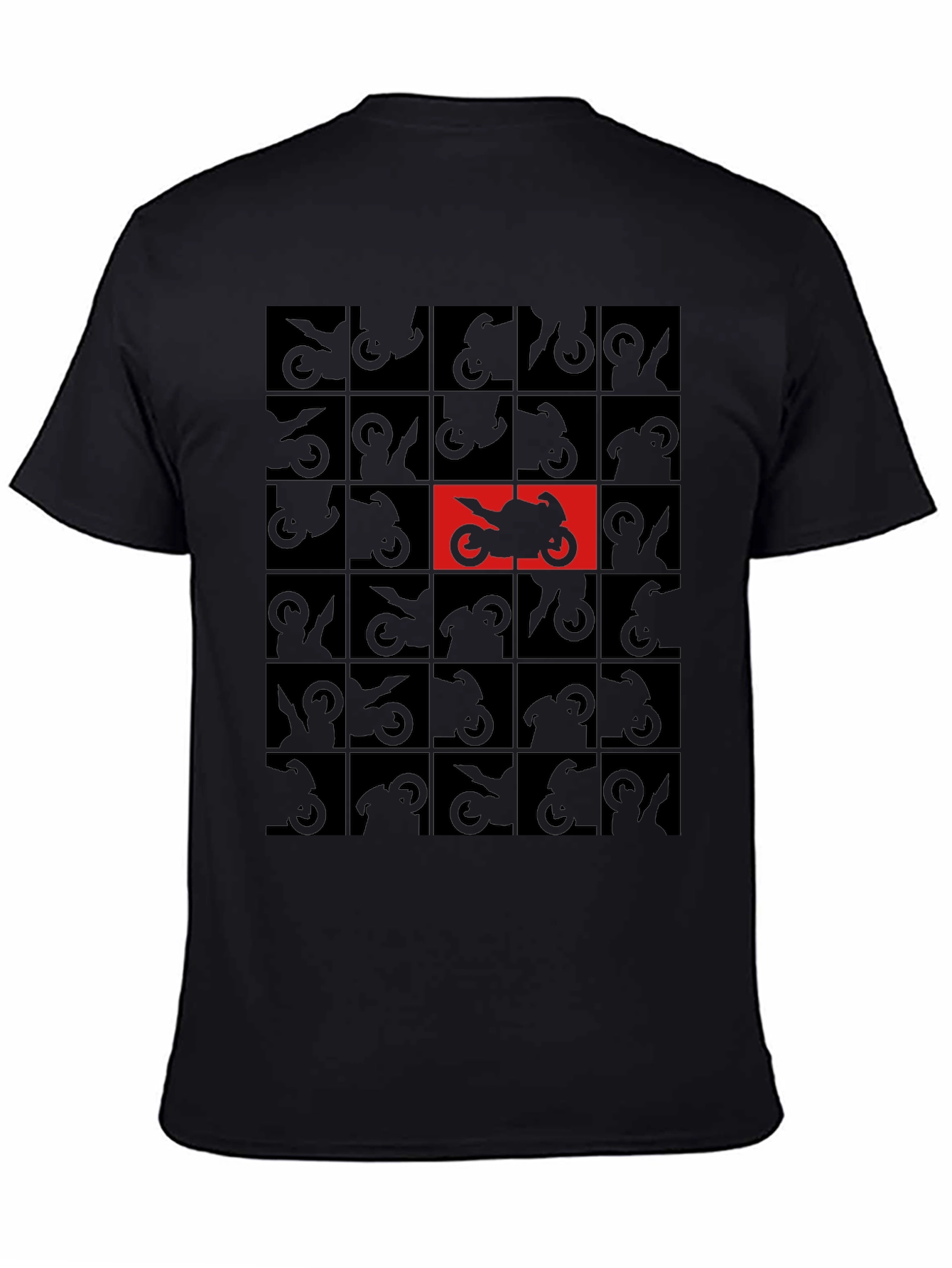 Motorcycle Graphic T-Shirt Cool Biker Tee