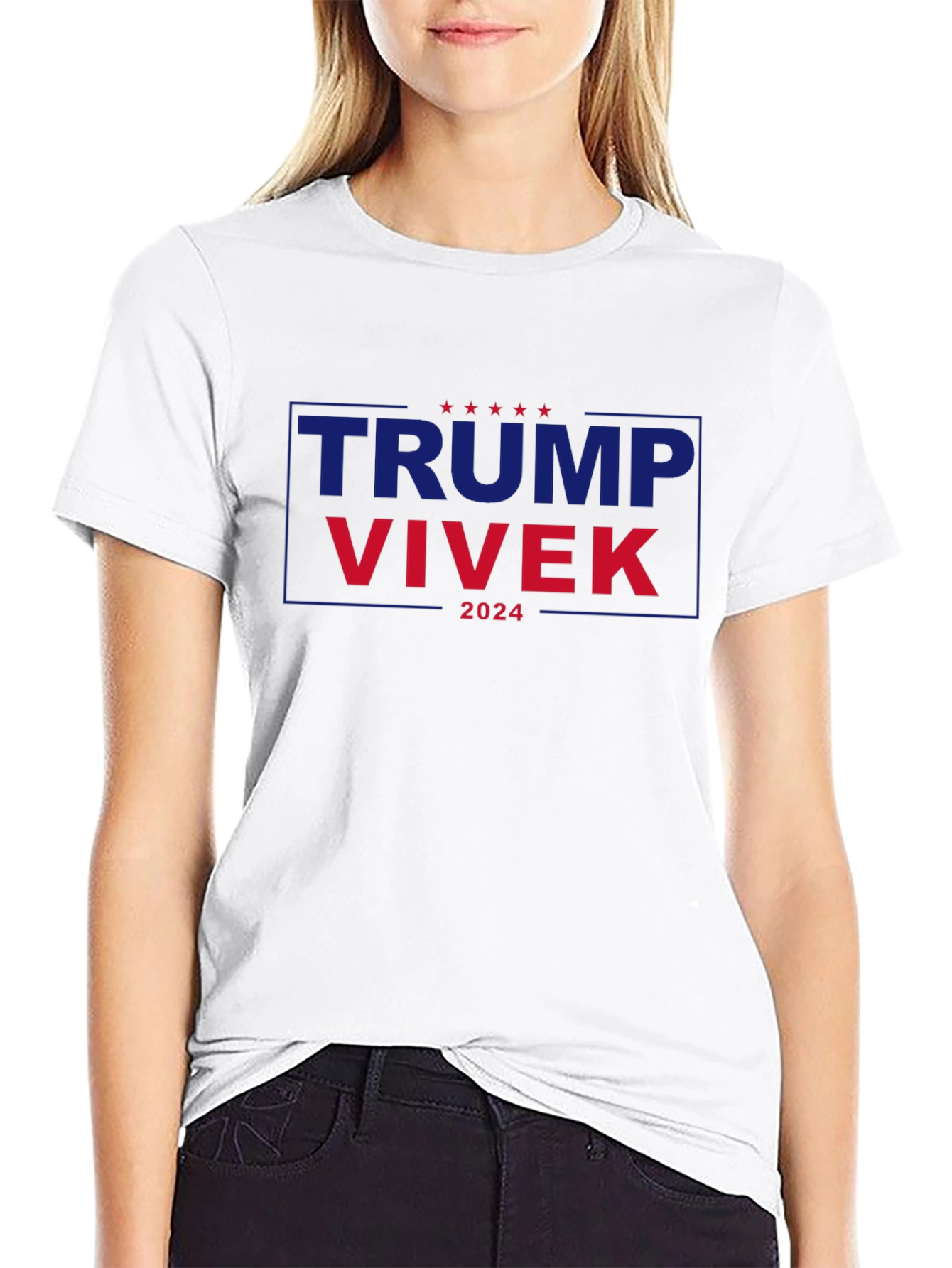 Trump Vivek 2024 Black T-Shirt