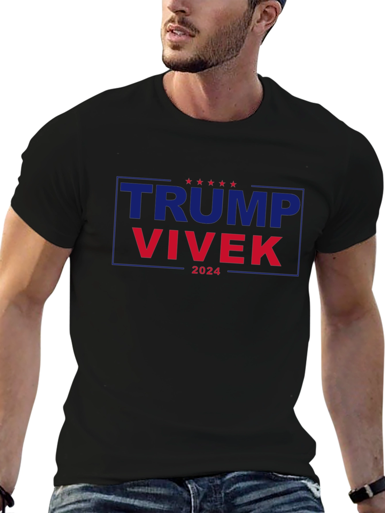 Trump Vivek 2024 Black T-Shirt