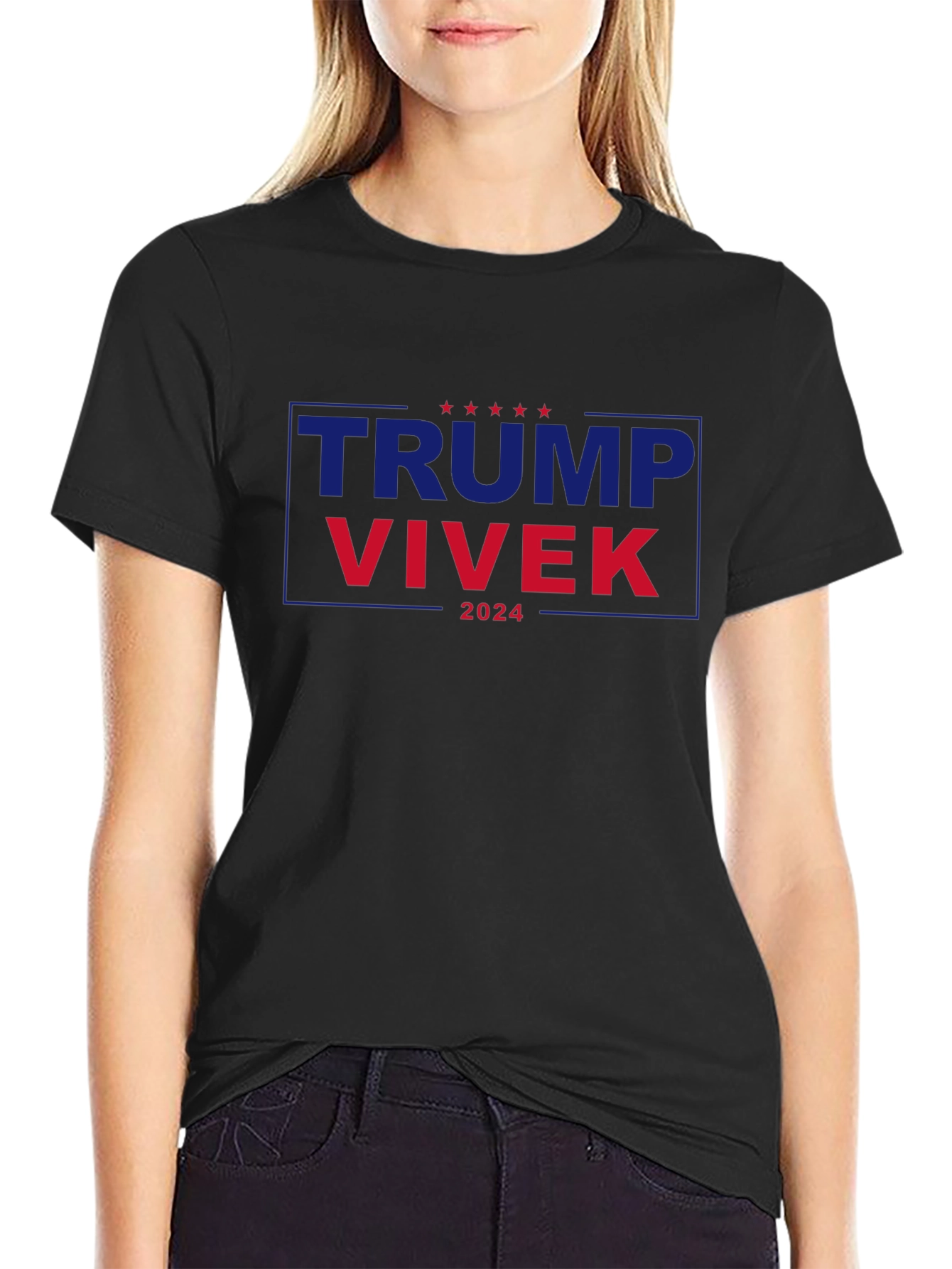 Trump Vivek 2024 Black T-Shirt