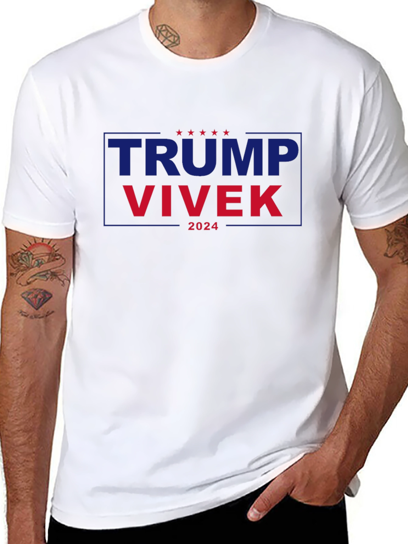 Trump Vivek 2024 Black T-Shirt