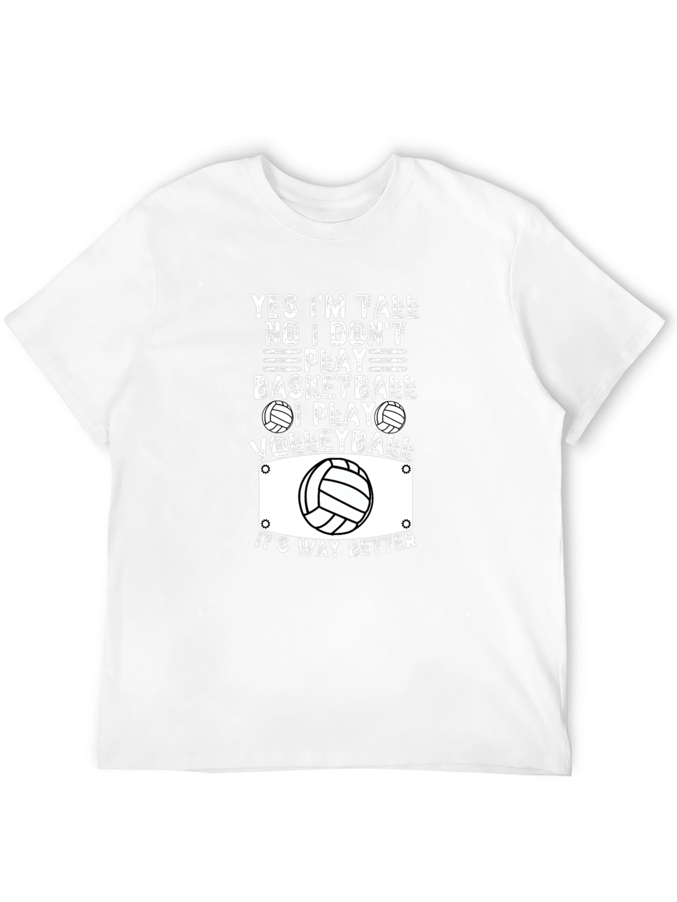 Volleyball T-Shirt: Yes Im Tall