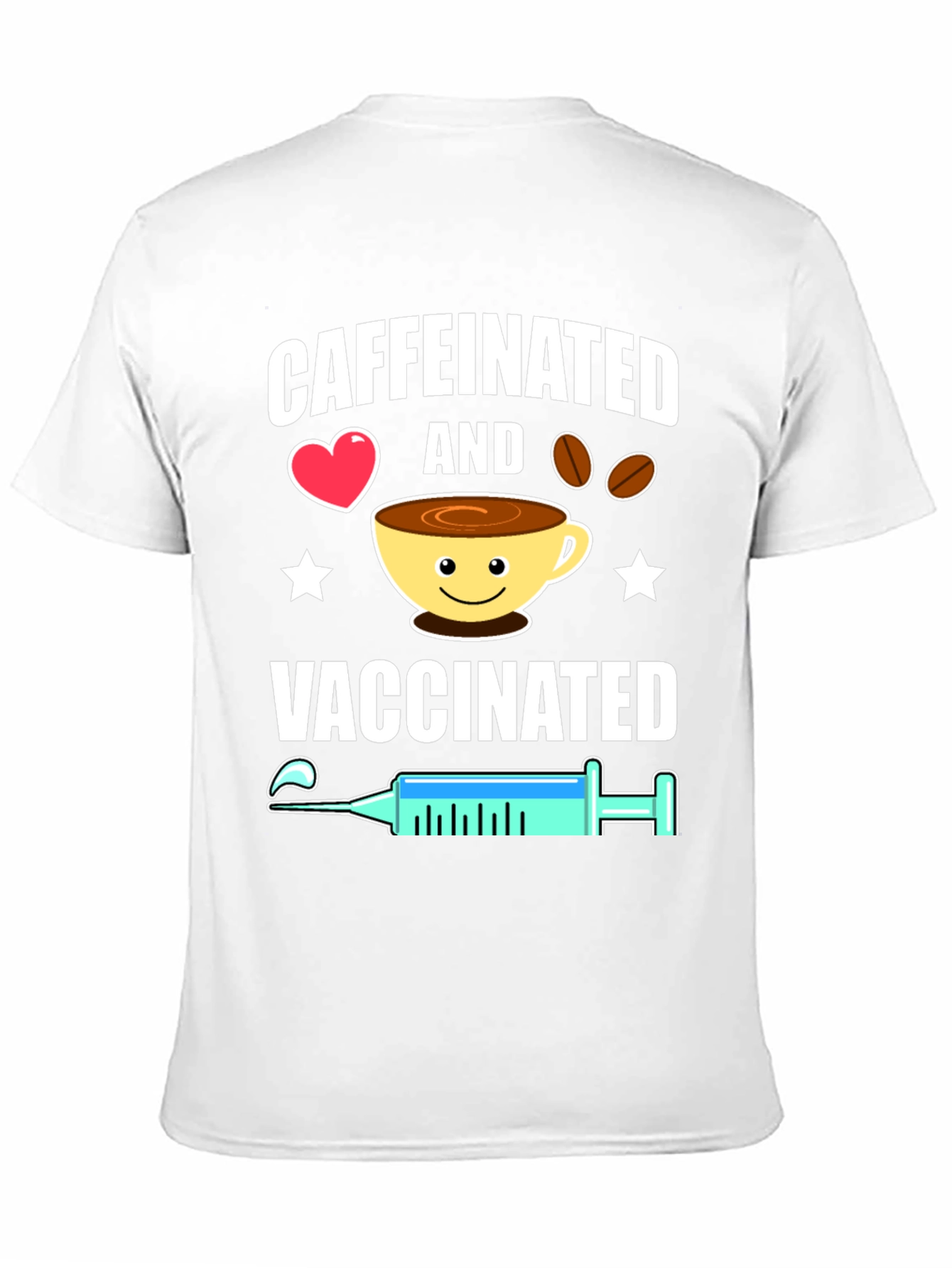 Caffeinated & Vaccinated Graphic Tee