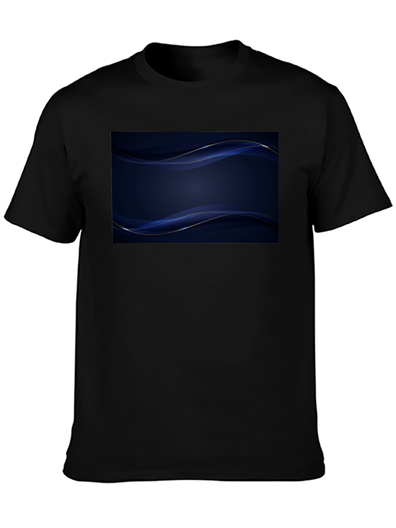 Modern Abstract Wave T-Shirt - Stylish Graphic Tee