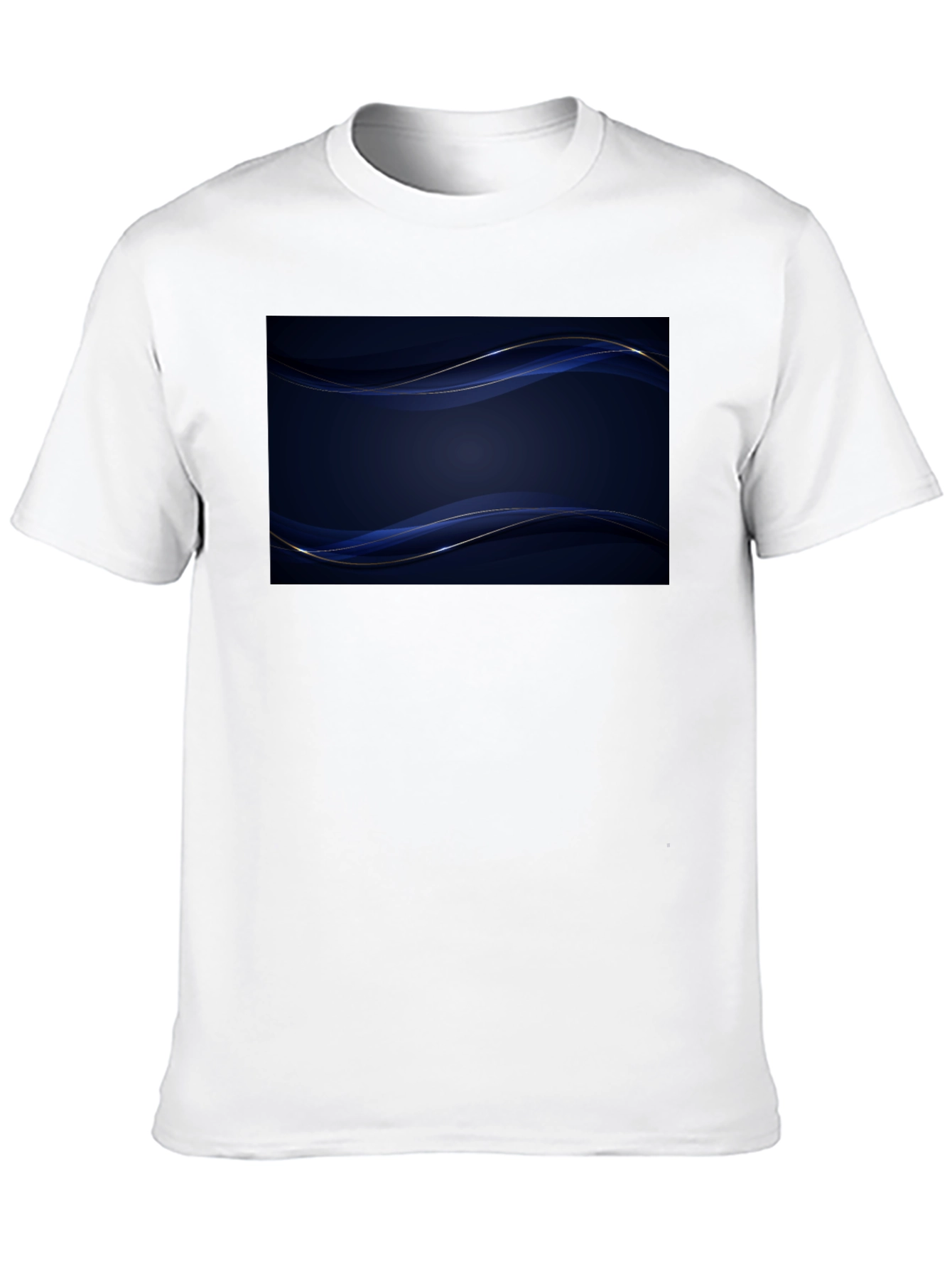 Modern Abstract Wave T-Shirt - Stylish Graphic Tee