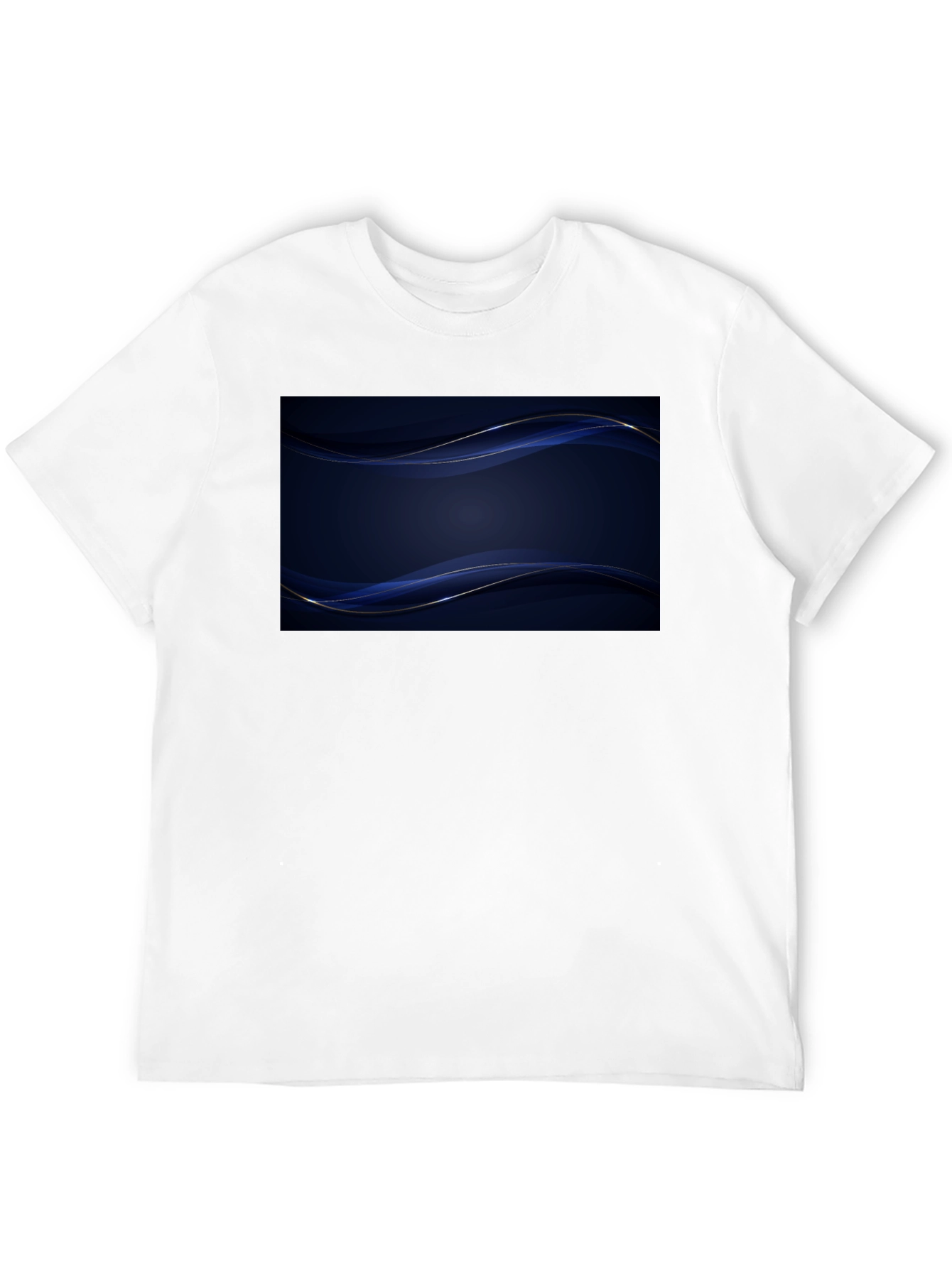 Modern Abstract Wave T-Shirt - Stylish Graphic Tee
