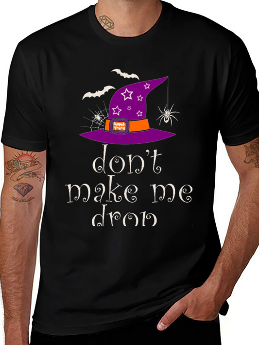 Halloween Witch Hat Graphic T-Shirt