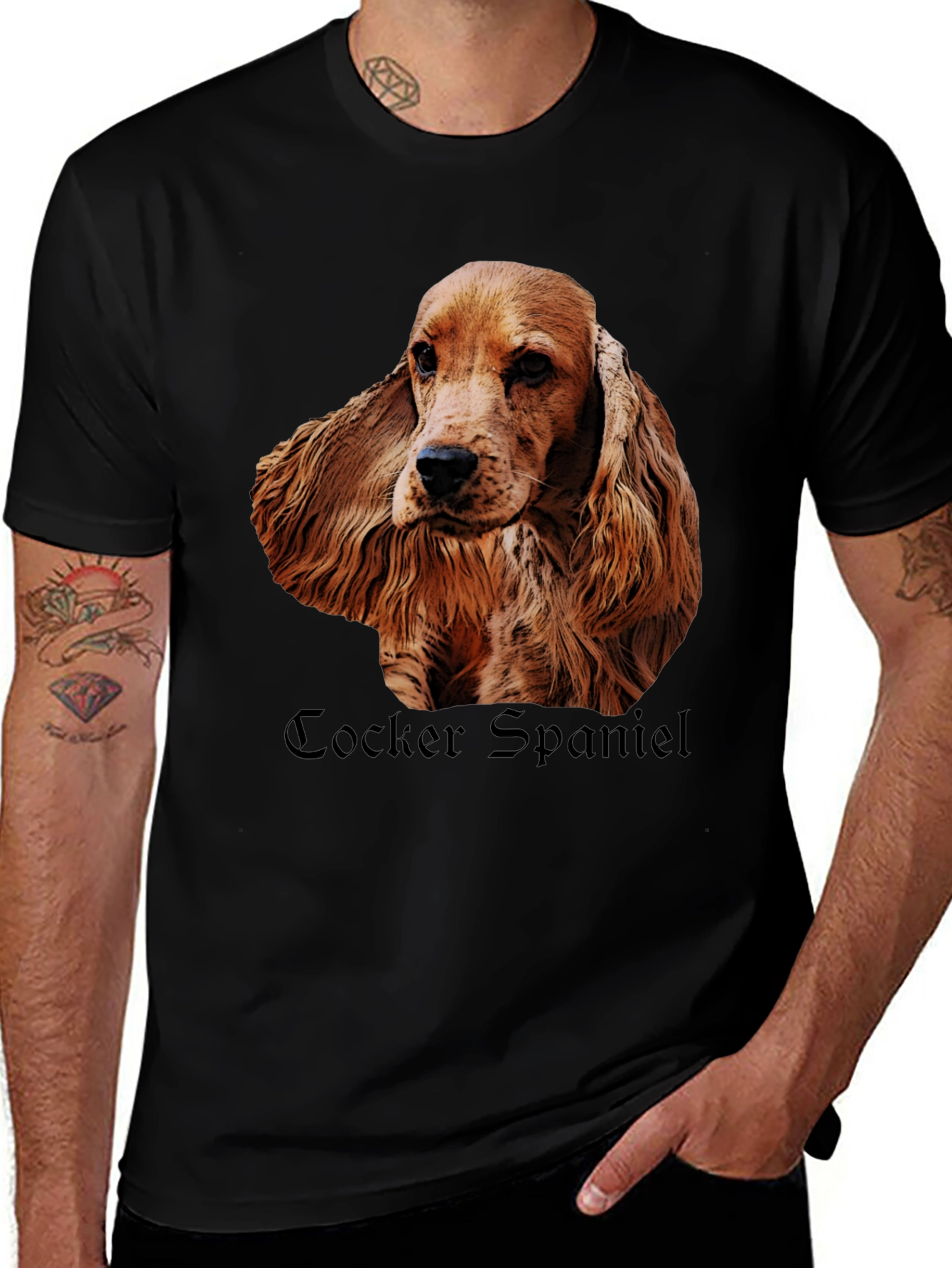 Cocker Spaniel Dog Breed Graphic T-Shirt
