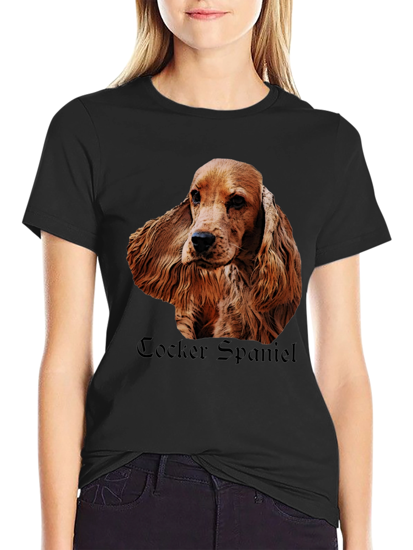 Cocker Spaniel Dog Breed Graphic T-Shirt