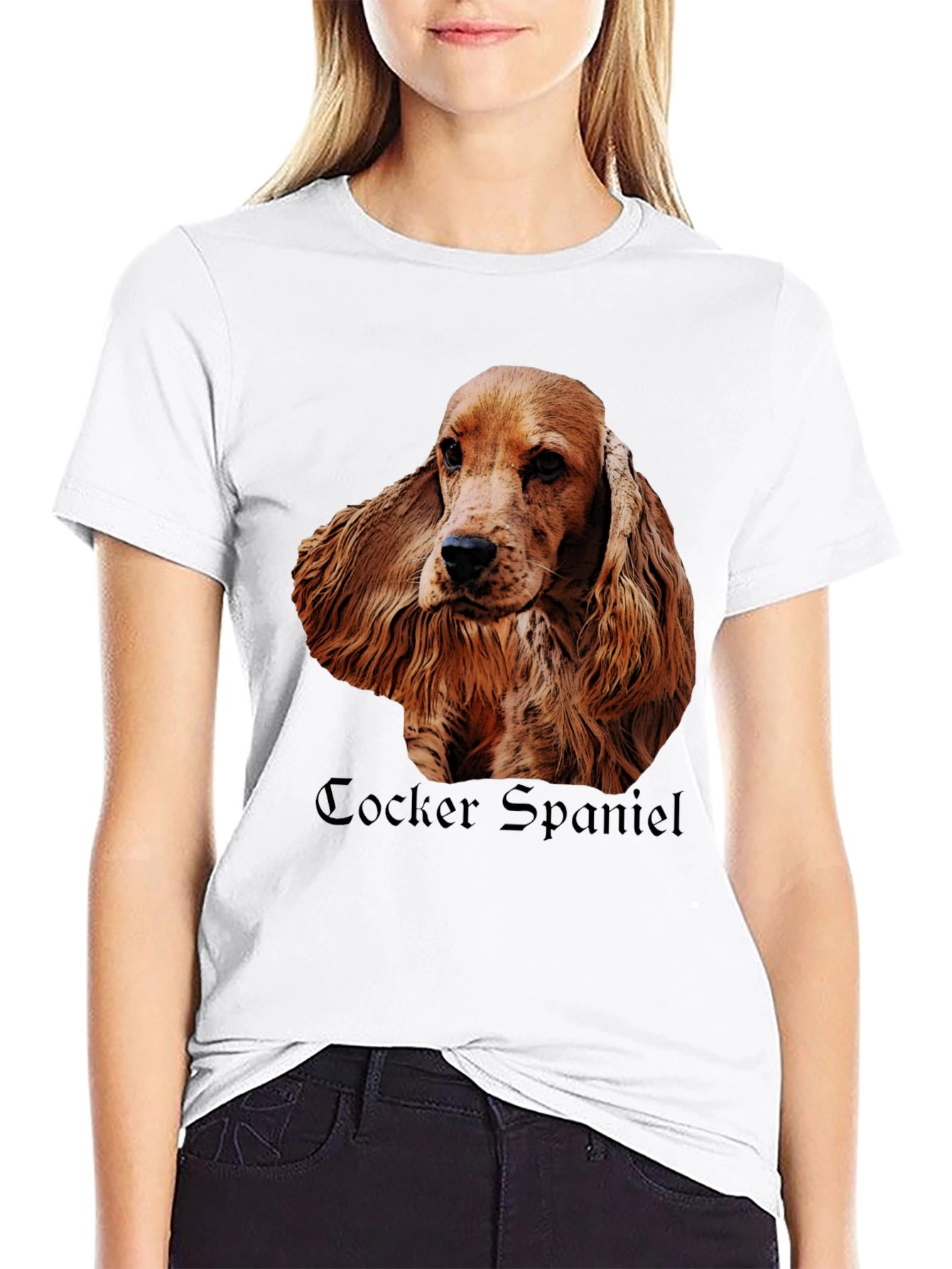 Cocker Spaniel Dog Breed Graphic T-Shirt
