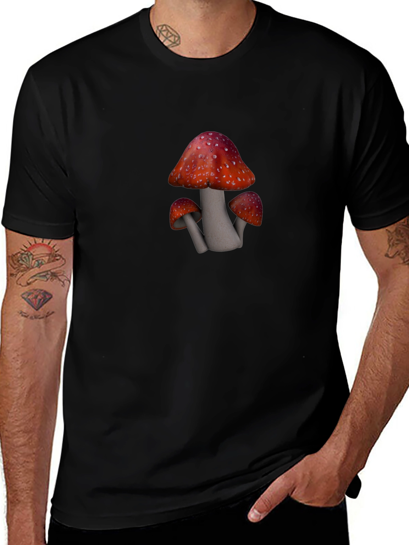 Mushroom Graphic T-Shirt - Stylish and Unique Design