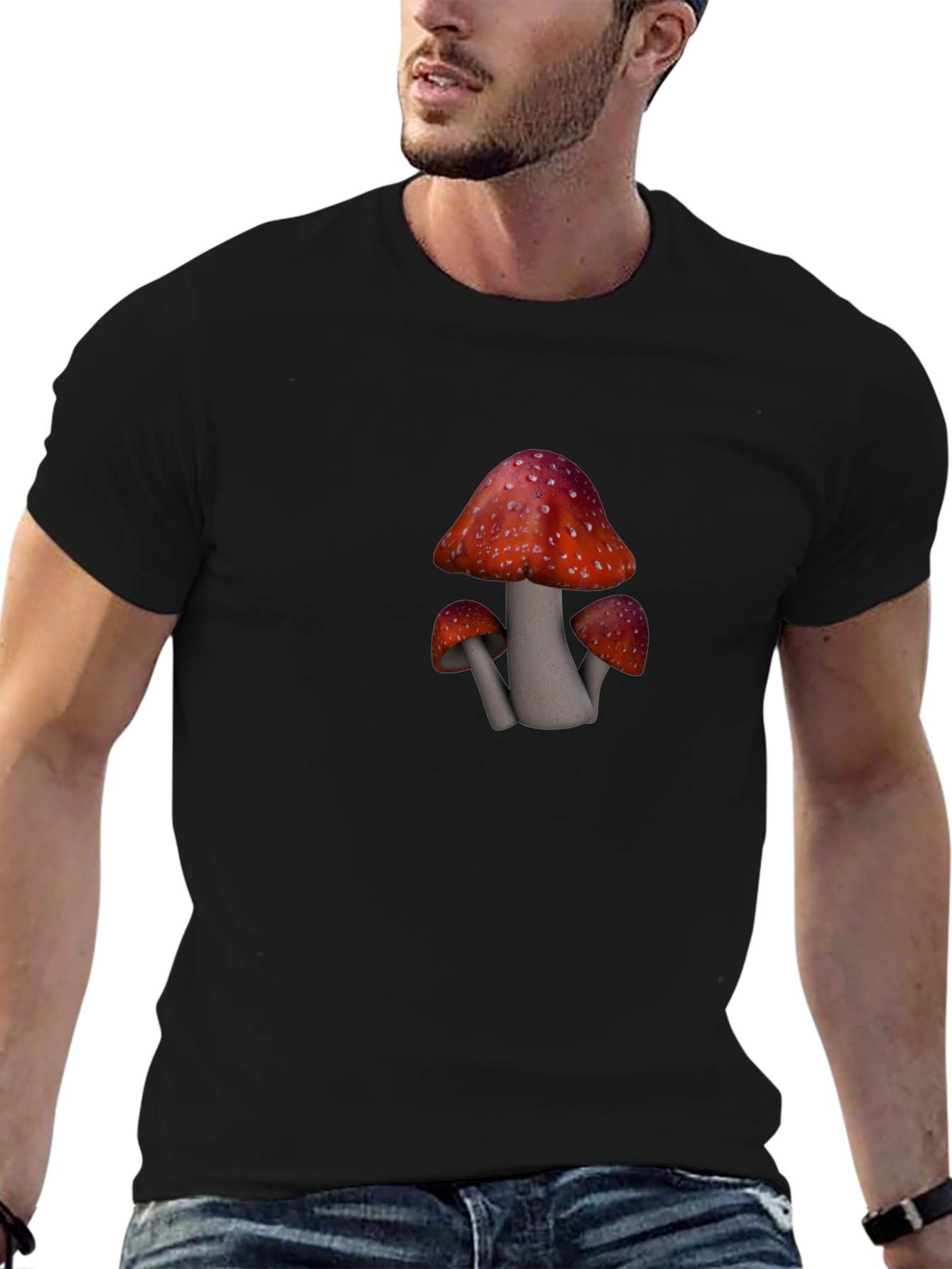 Mushroom Graphic T-Shirt - Stylish and Unique Design