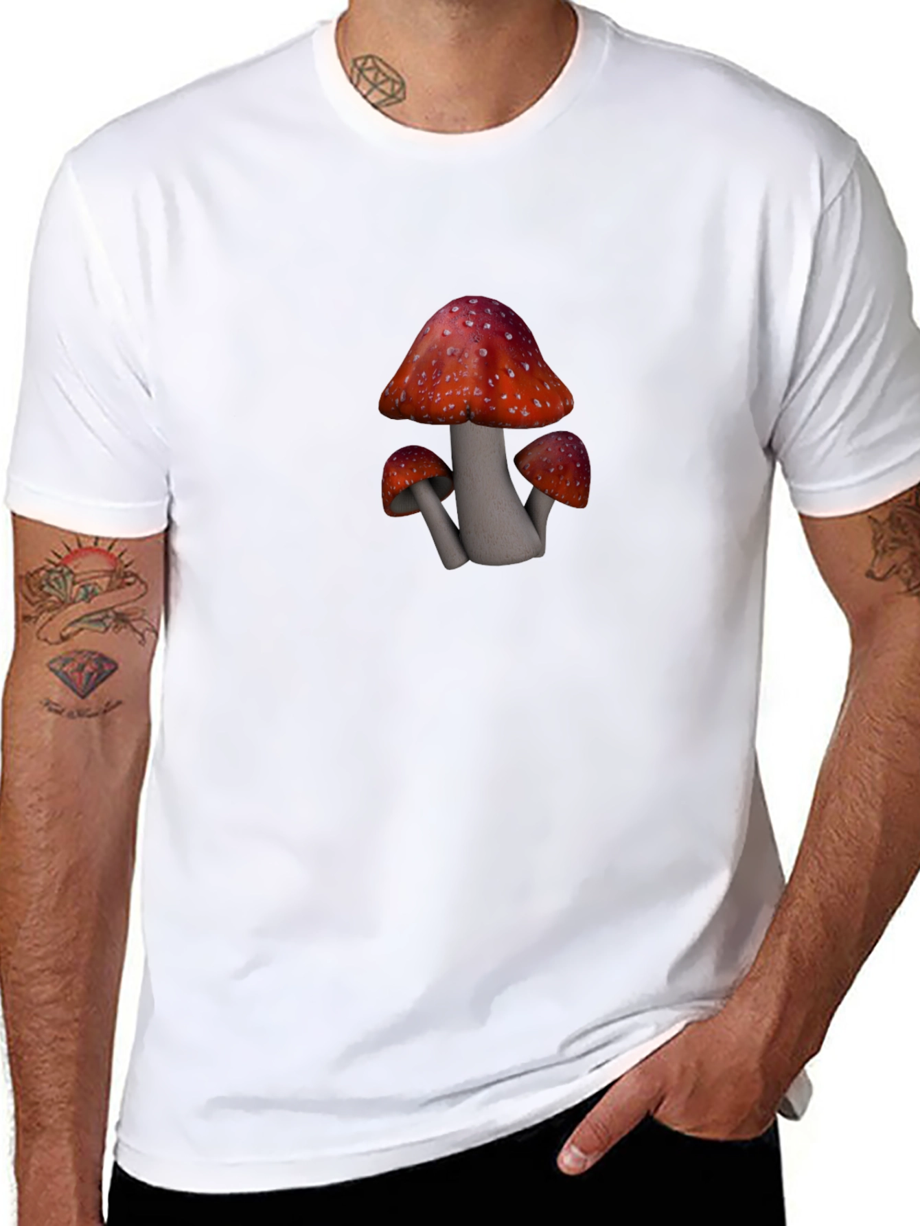 Mushroom Graphic T-Shirt - Stylish and Unique Design