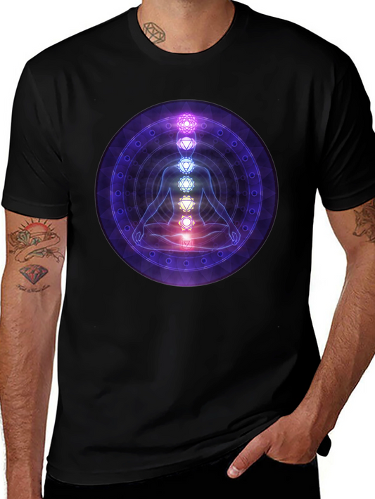 Chakra Meditation Graphic T-Shirt
