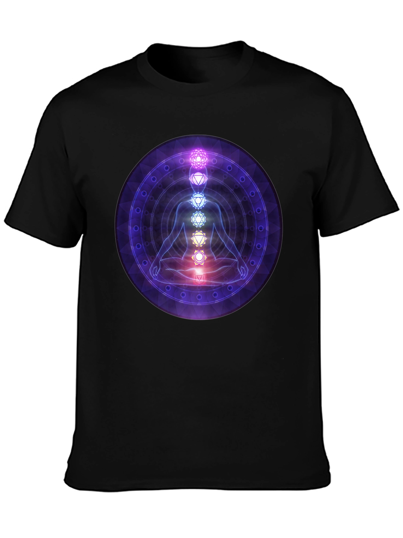 Chakra Meditation Graphic T-Shirt
