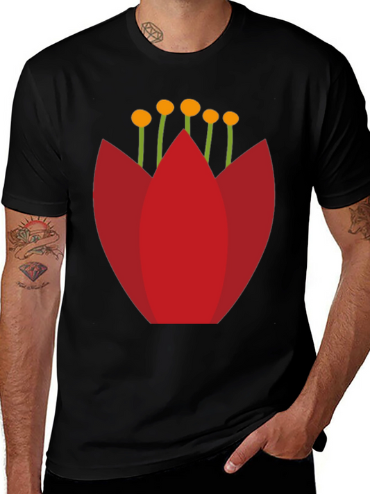 Modern Floral Graphic T-Shirt