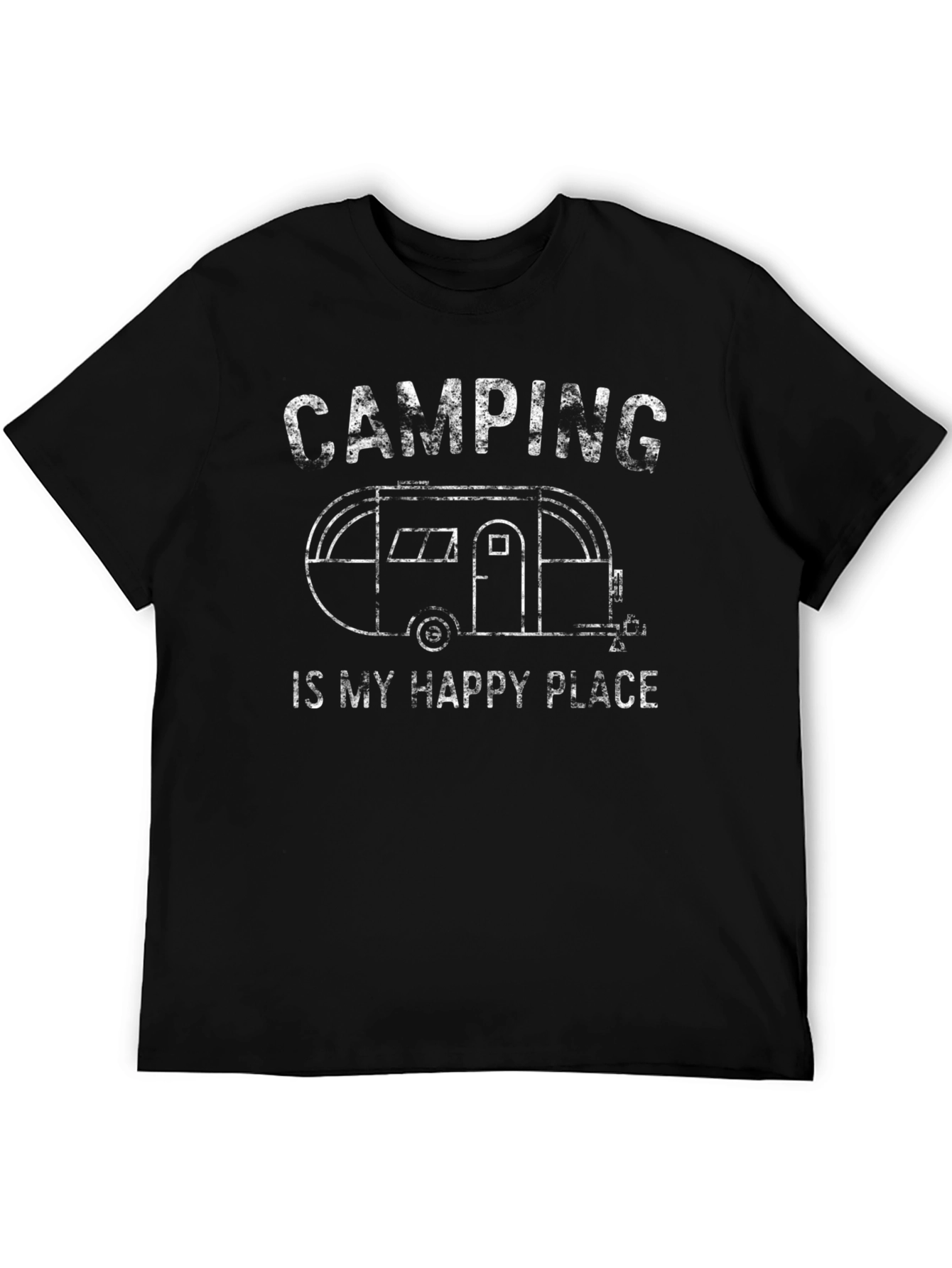 Camping Is My Happy Place Tee
