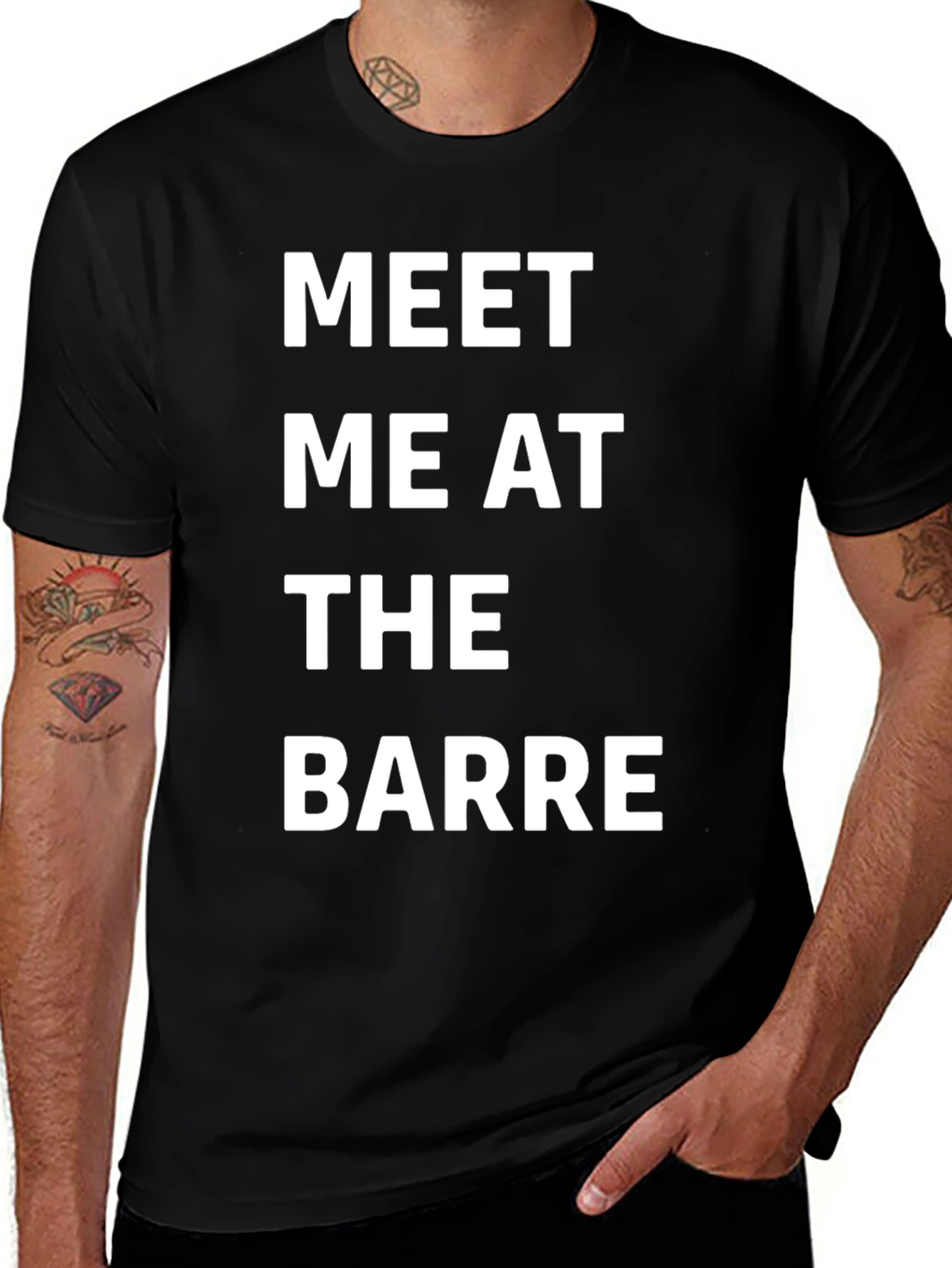 Meet Me at the Barre T-Shirt - Black