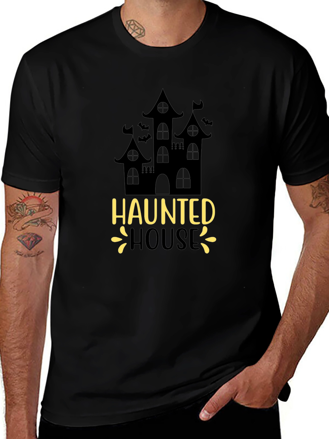 Haunted House Halloween T-Shirt