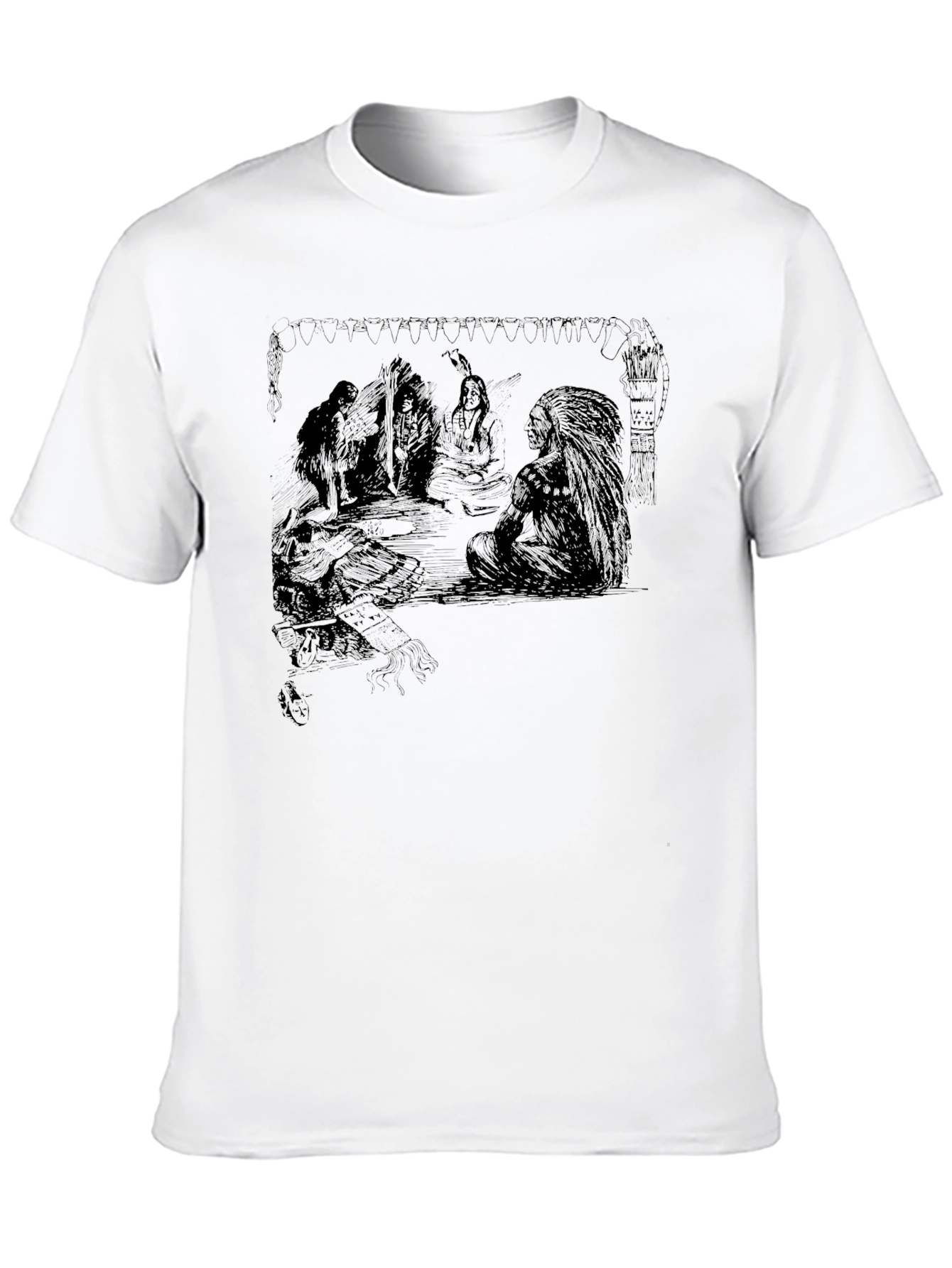Graphic Print Black Casual T-Shirt