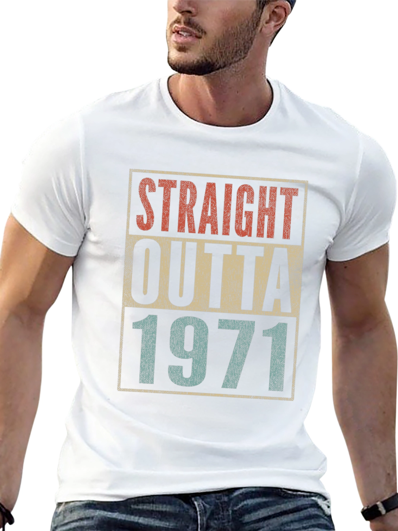 Straight Outta 1971 Retro Graphic Tee