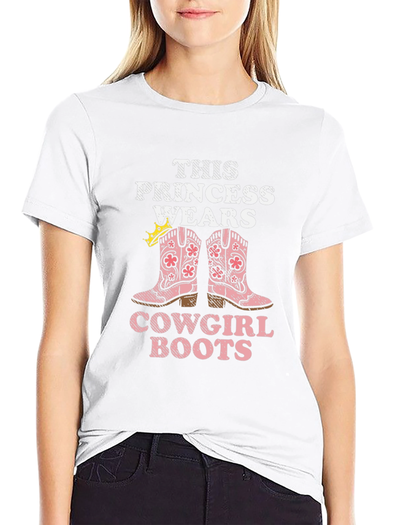 Princess Cowgirl Boots T-Shirt