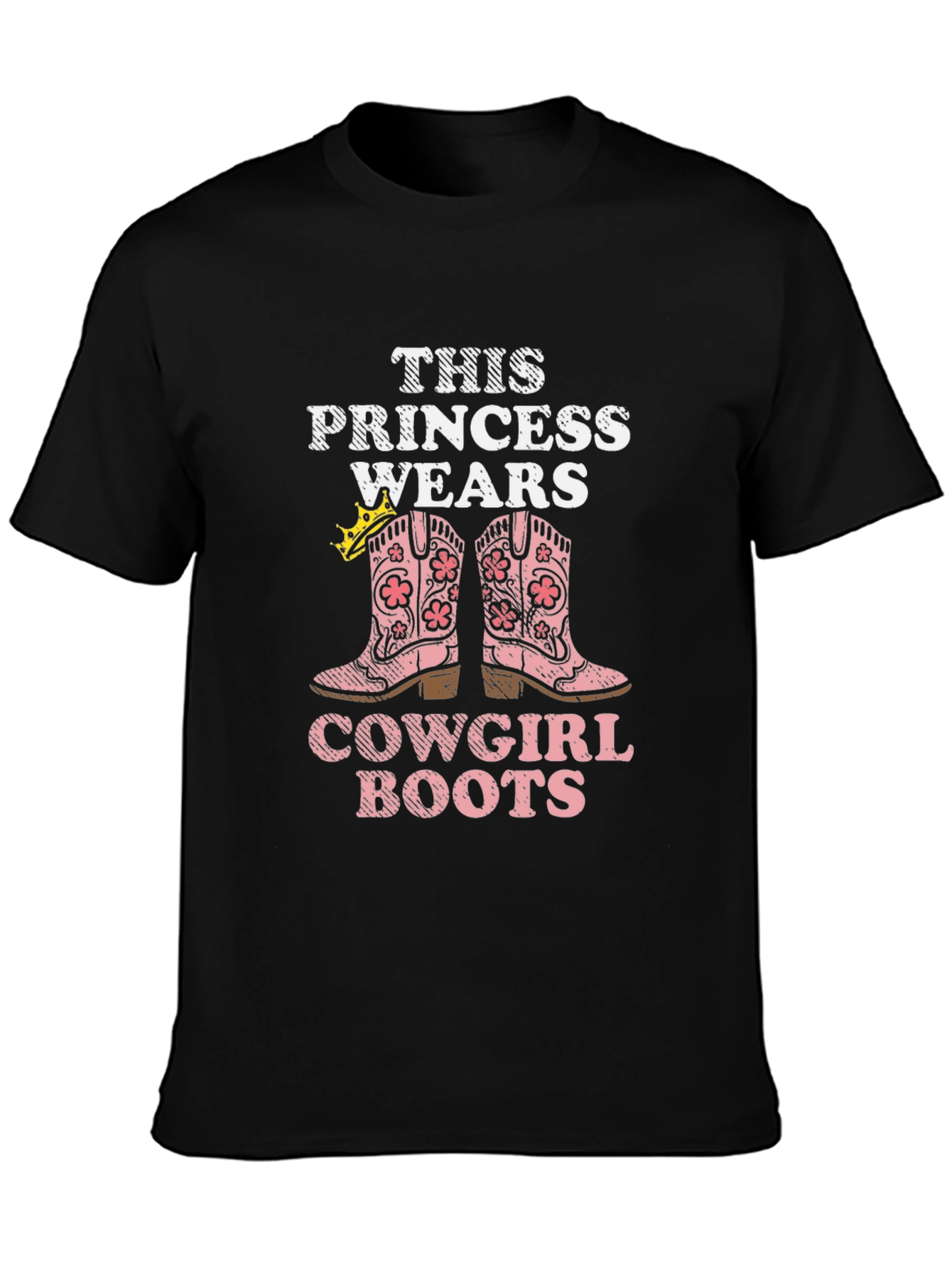 Princess Cowgirl Boots T-Shirt