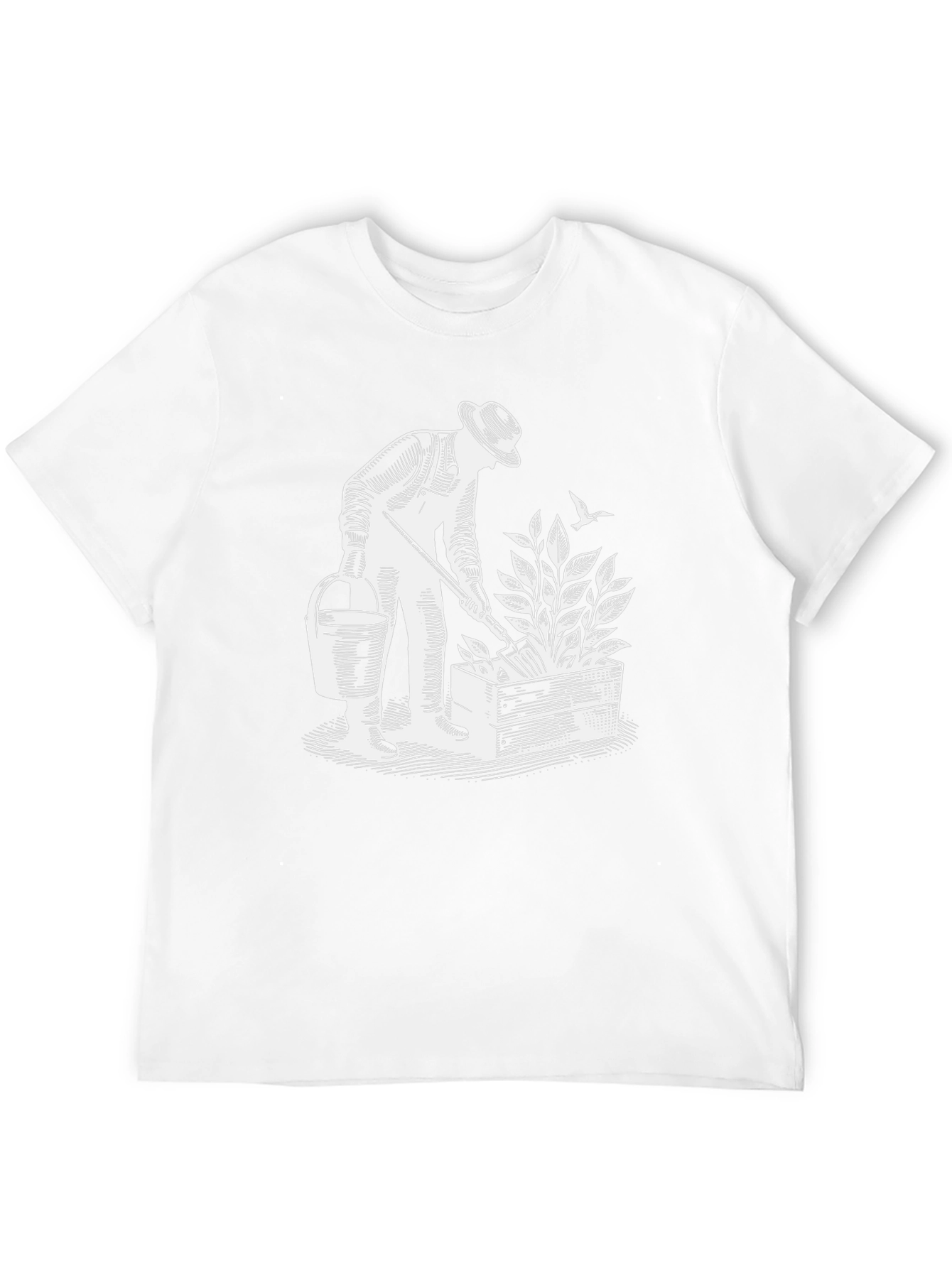Gardener Graphic Tee - Black Cotton T-Shirt