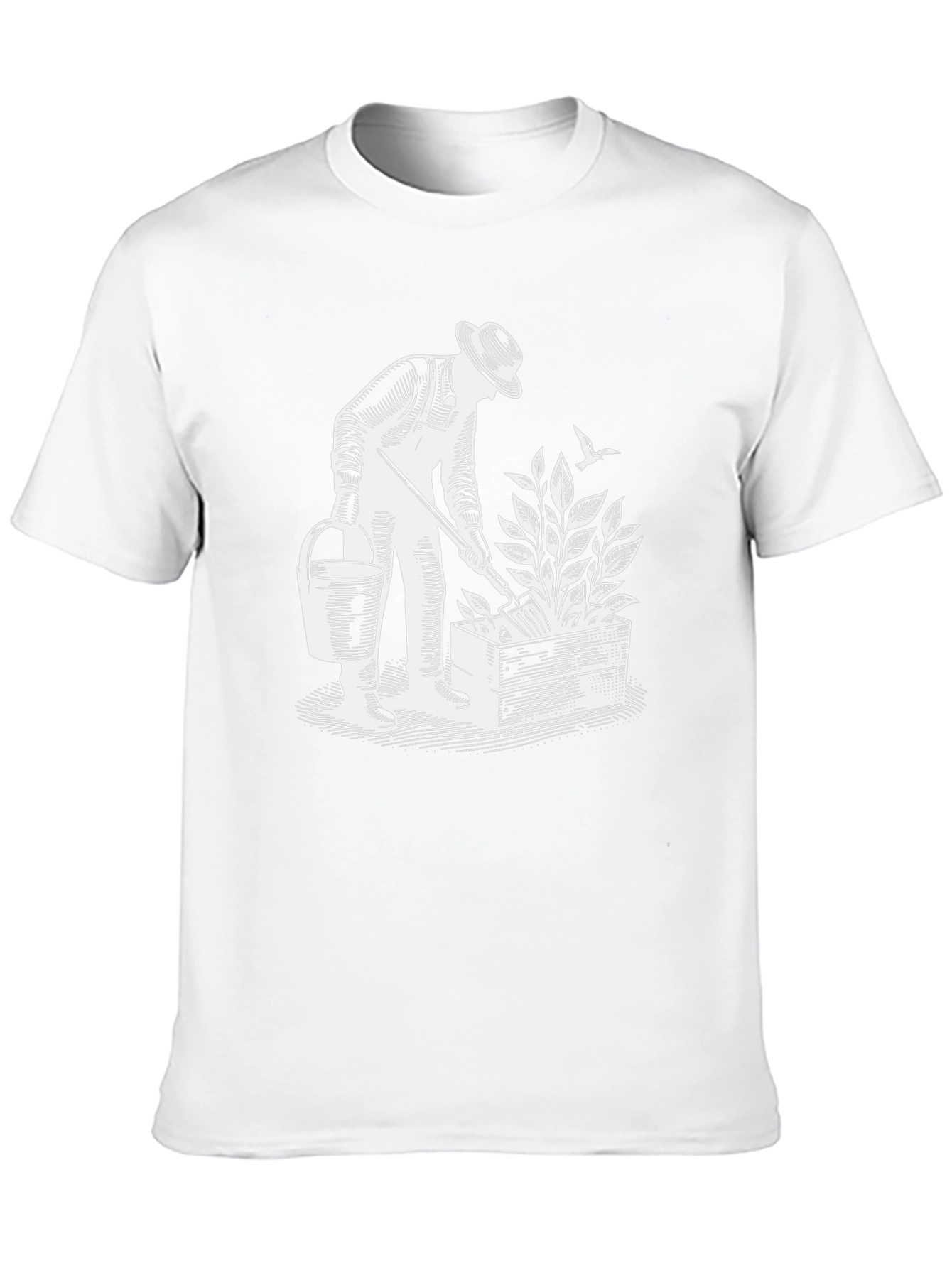 Gardener Graphic Tee - Black Cotton T-Shirt