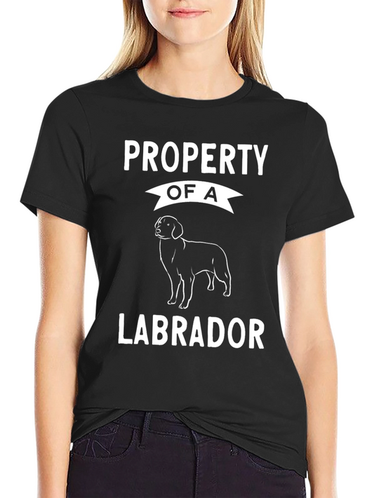 Property of a Labrador T-Shirt Dog Lover Tee