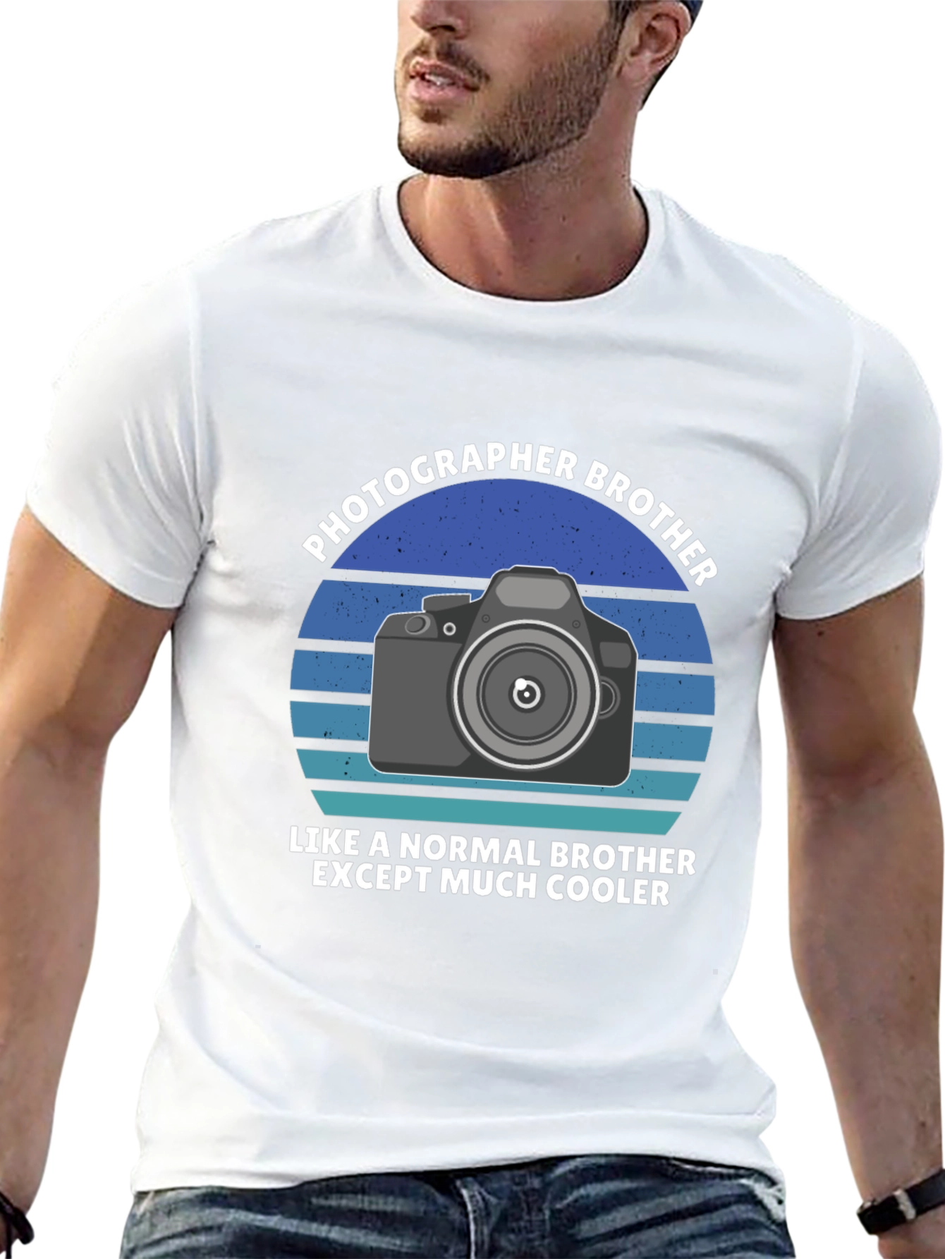 Photographer Brother Graphic Tee - Cool Brother Gift