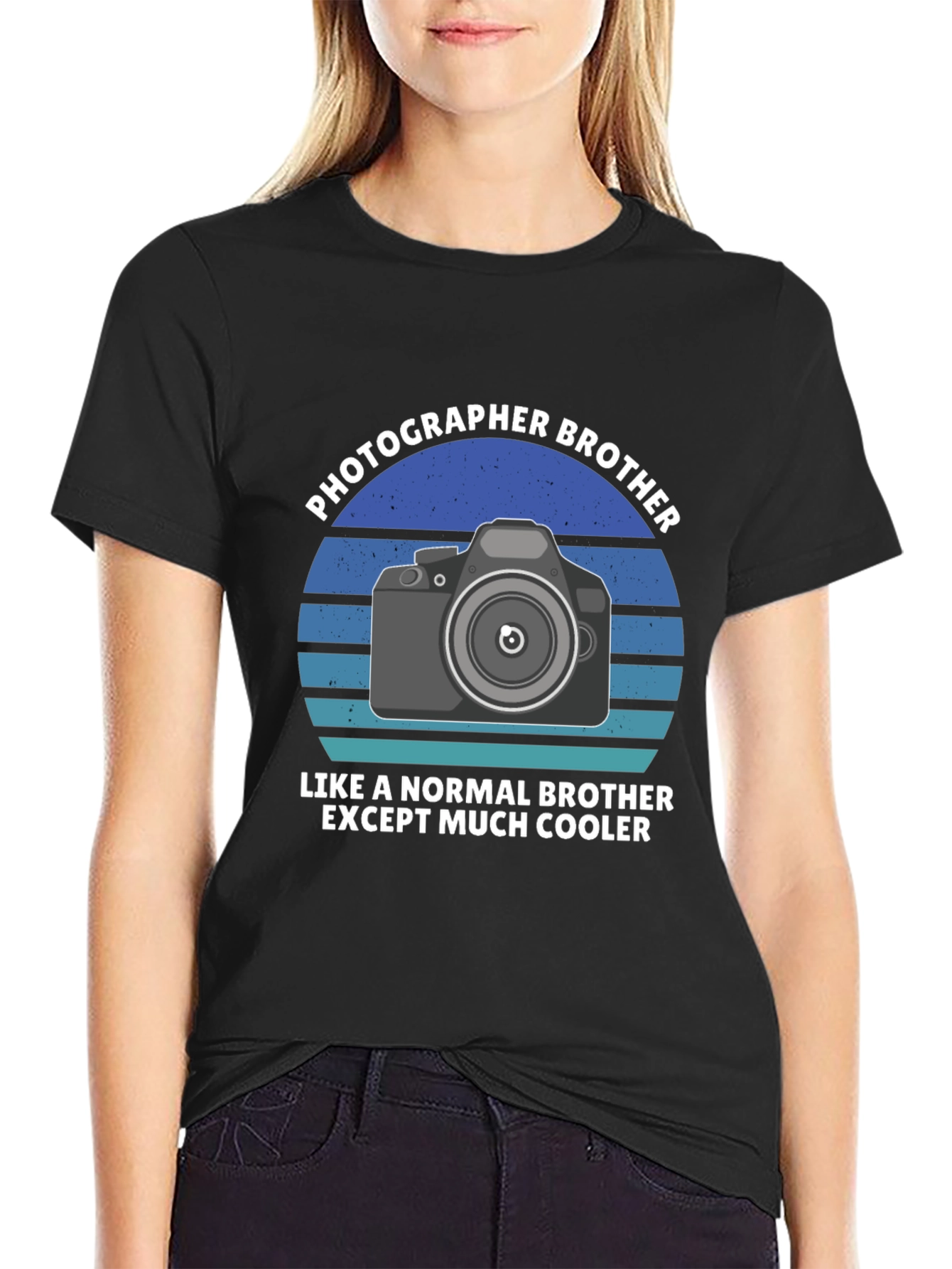 Photographer Brother Graphic Tee - Cool Brother Gift