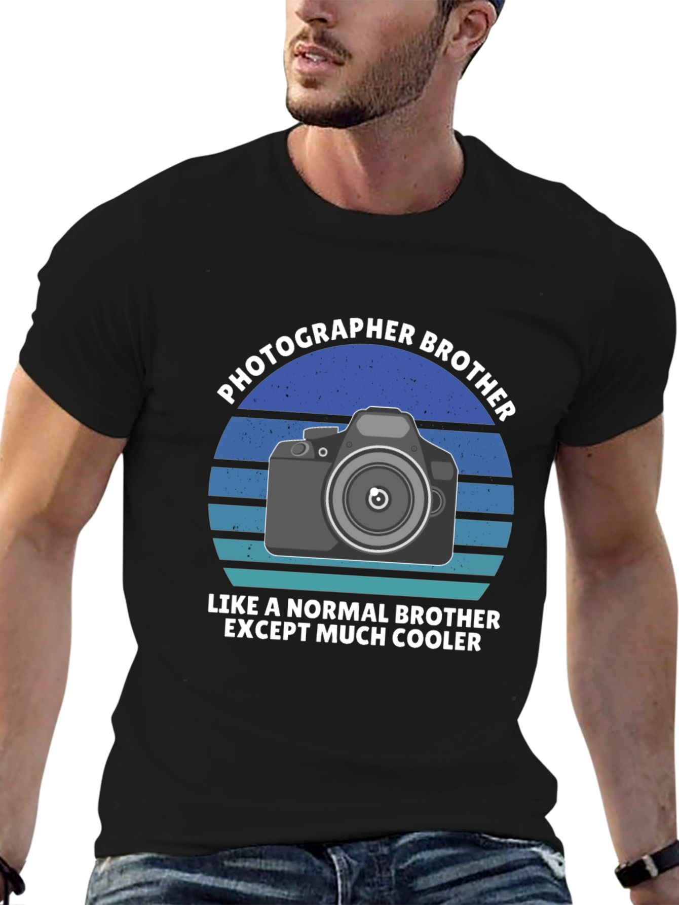 Photographer Brother Graphic Tee - Cool Brother Gift