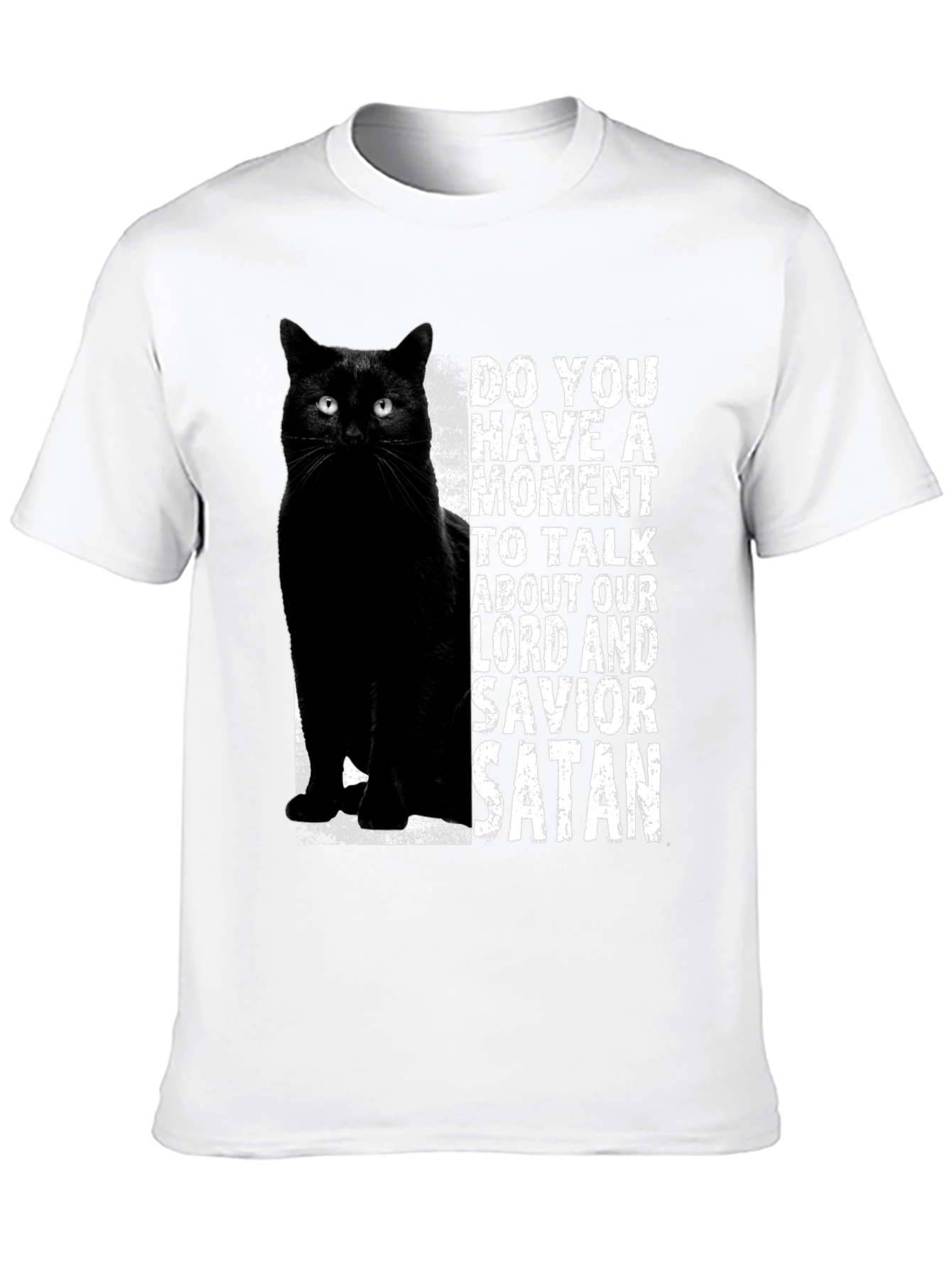 Black Cat Satan T-Shirt