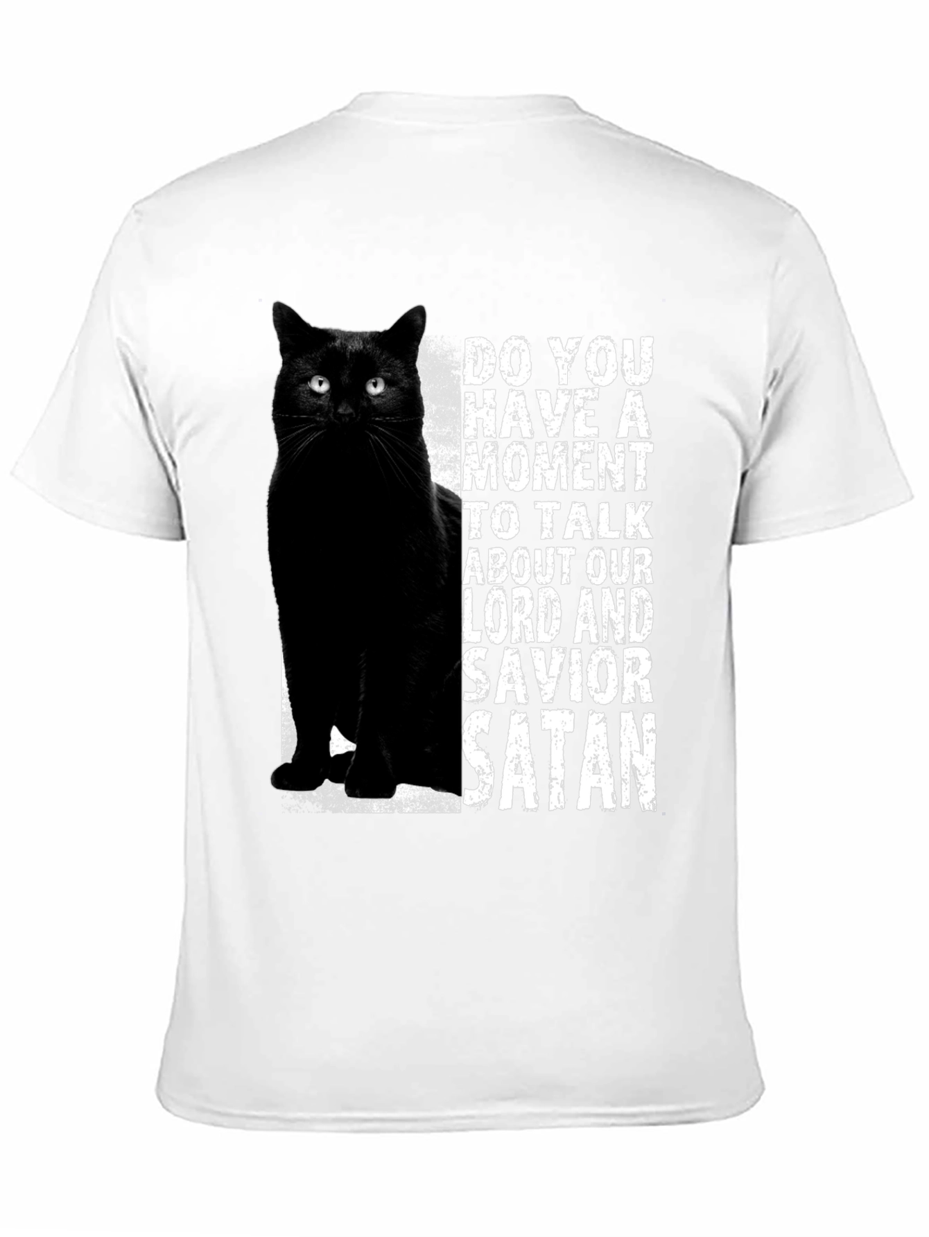 Black Cat Satan T-Shirt
