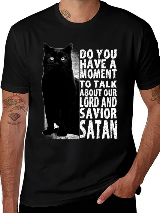 Black Cat Satan T-Shirt