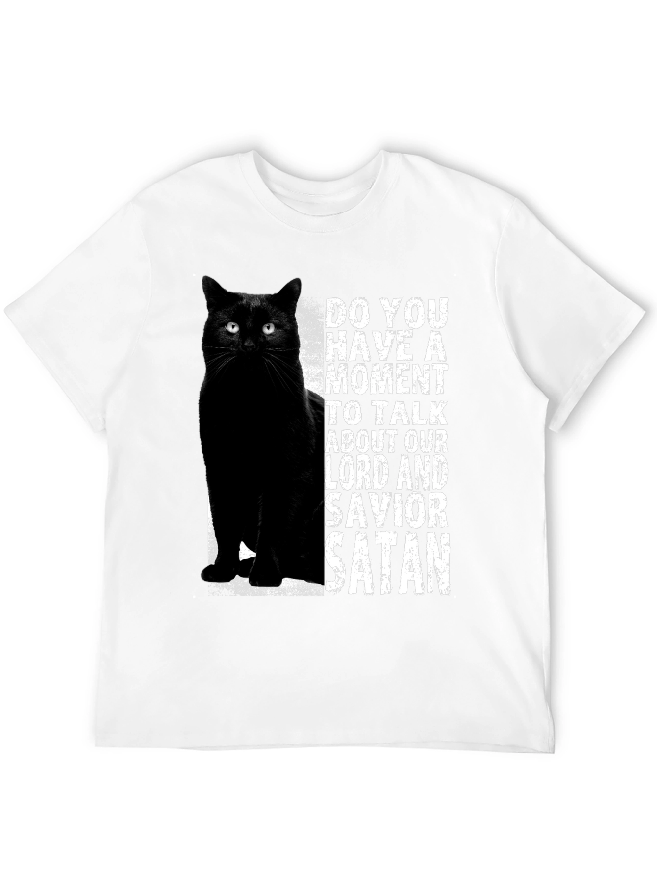 Black Cat Satan T-Shirt
