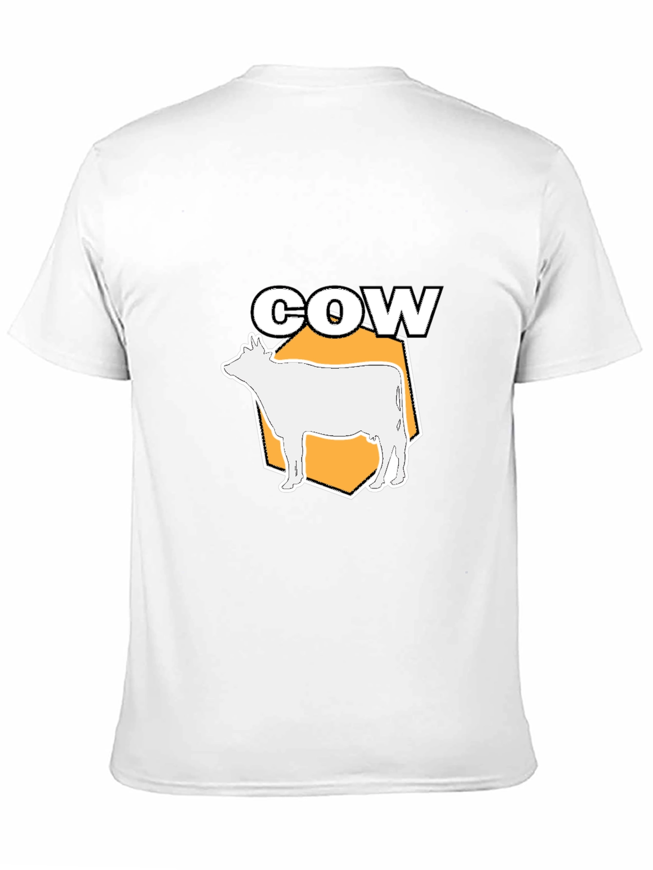 Cow Graphic Black T-Shirt