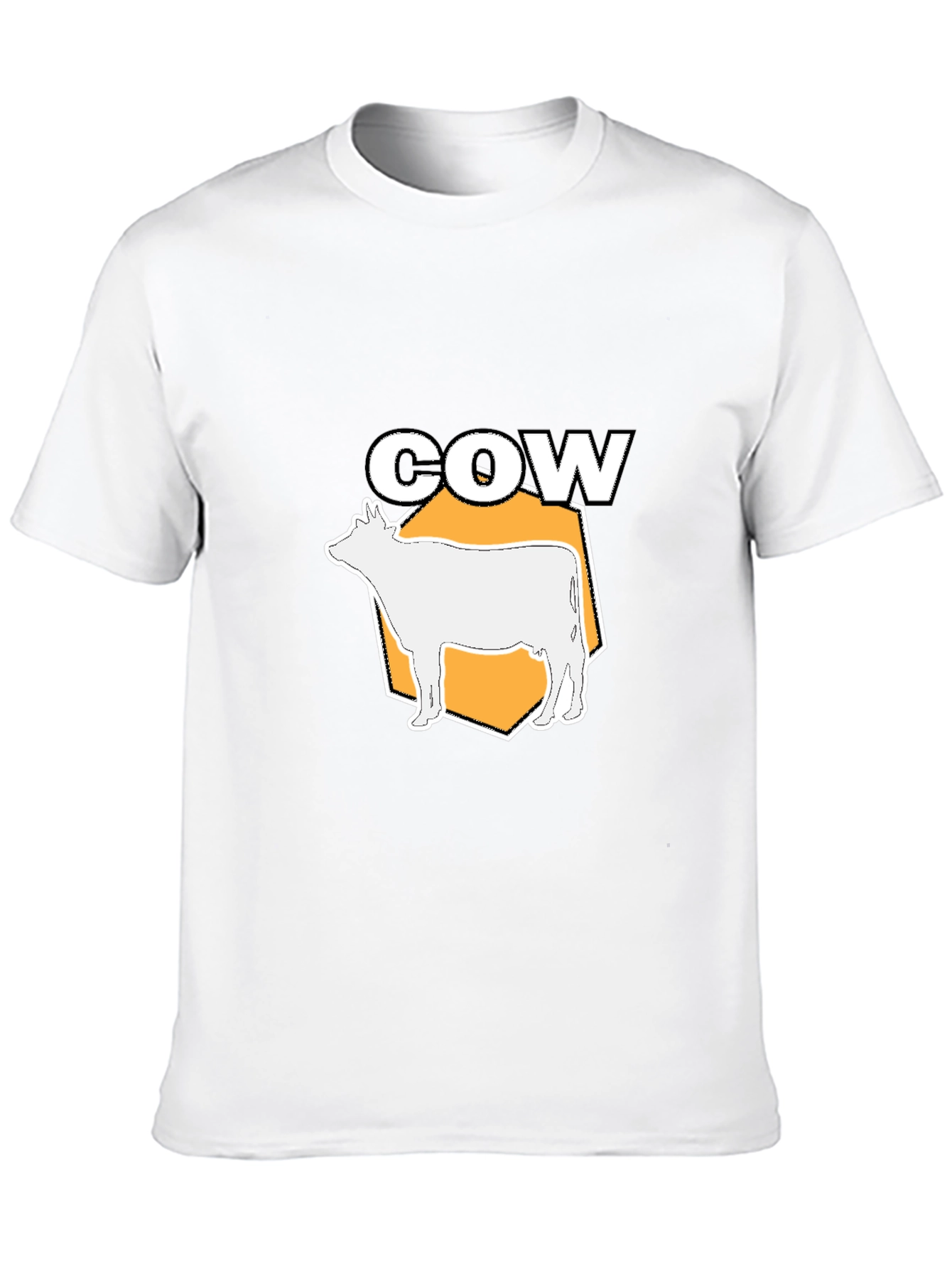 Cow Graphic Black T-Shirt