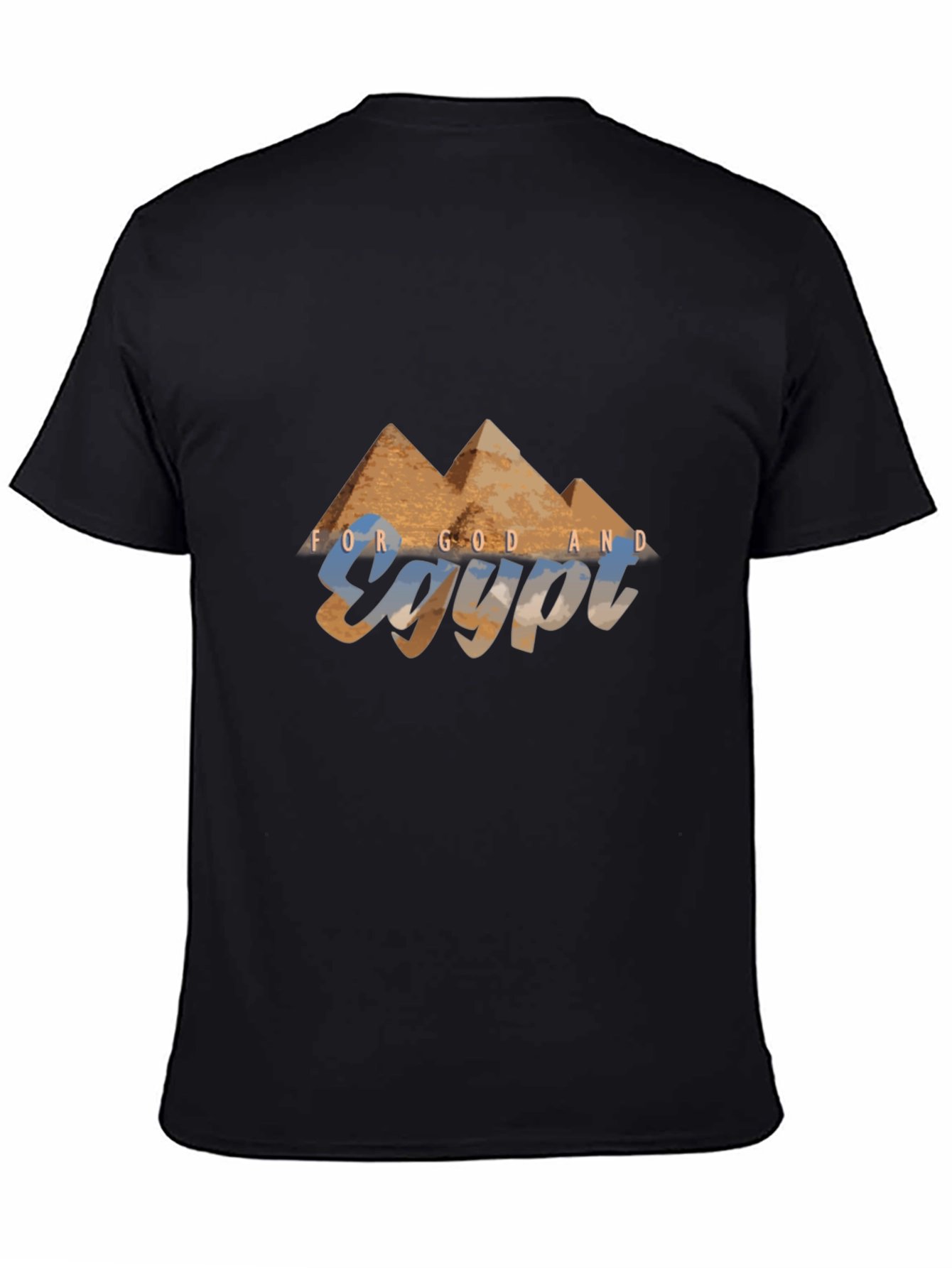 Egypt Pyramids Graphic Print T-Shirt