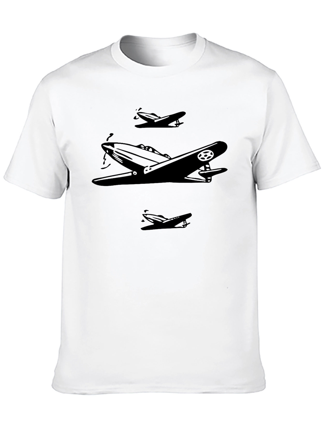 Pilot Plane Graphic Tee - Black T-Shirt