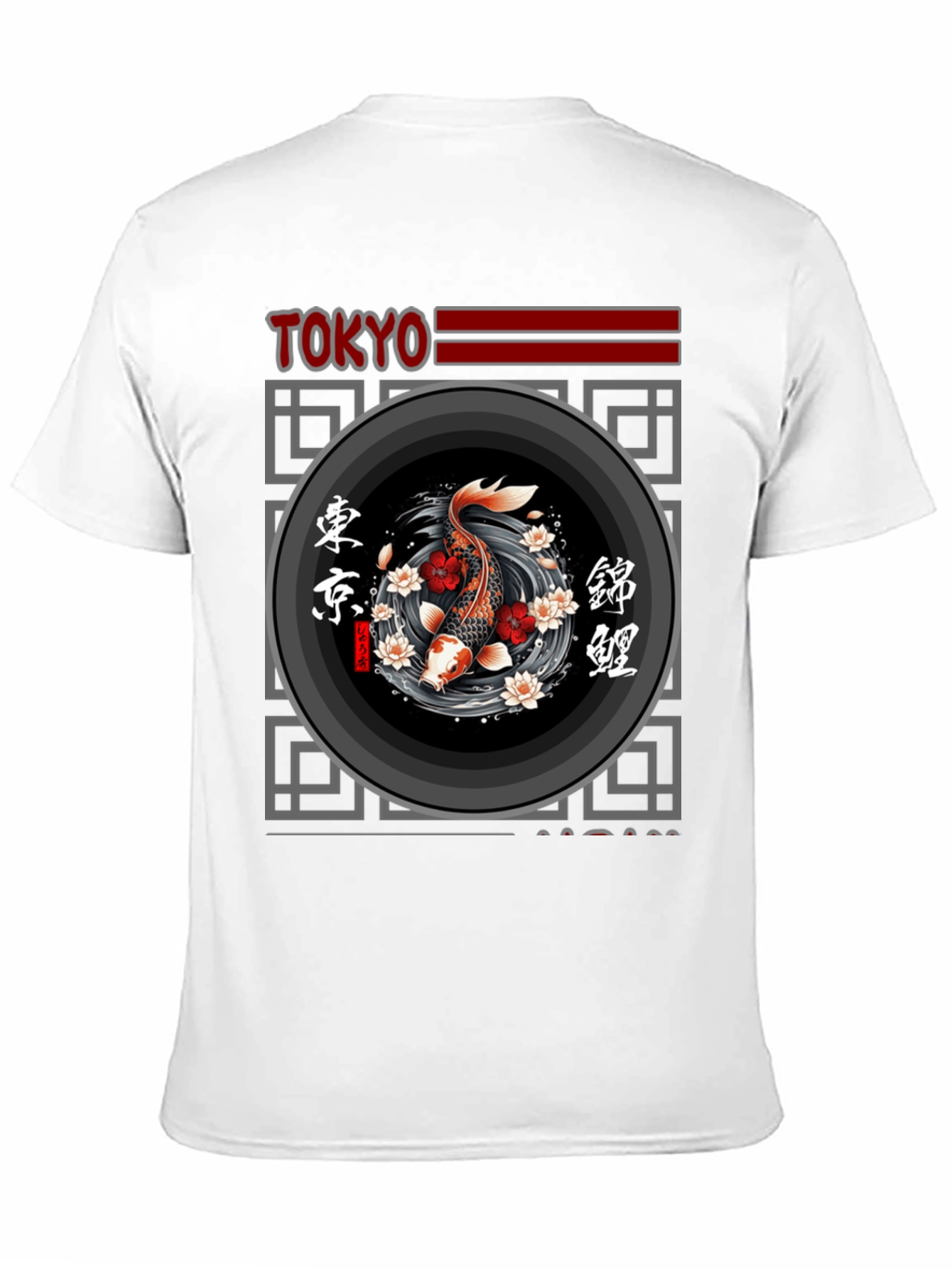 Tokyo Koi Fish Graphic T-Shirt