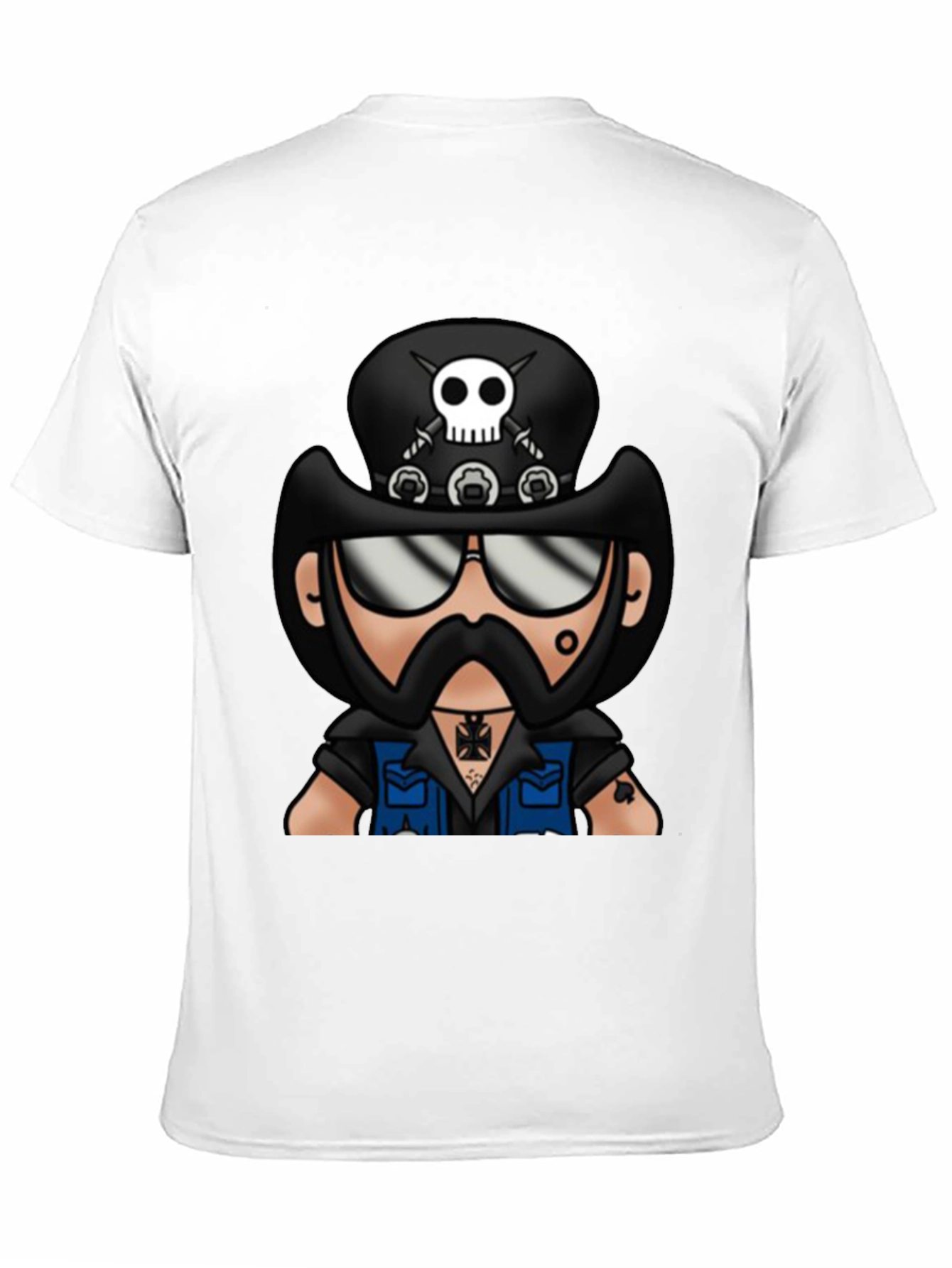 Motorhead Lemmy Cartoon Black T-Shirt