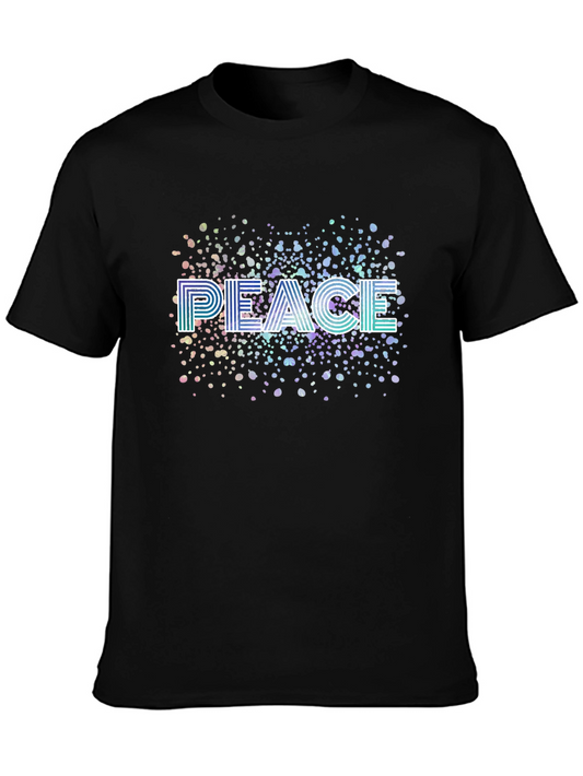 Peace Graphic Tee - Unique Print Design