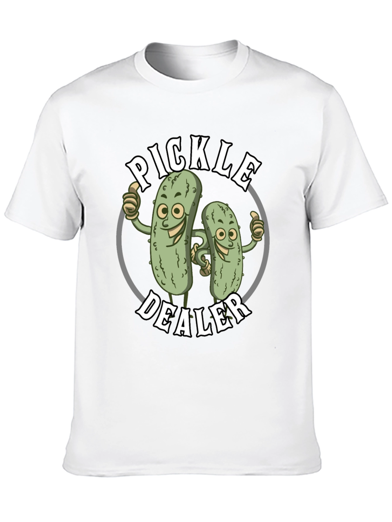 Pickle Dealer T-Shirt - Funny Pickle Cartoon Tee