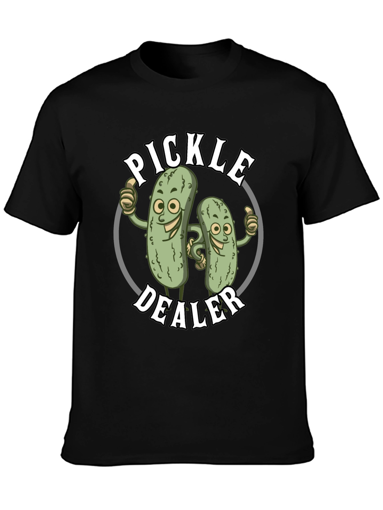 Pickle Dealer T-Shirt - Funny Pickle Cartoon Tee