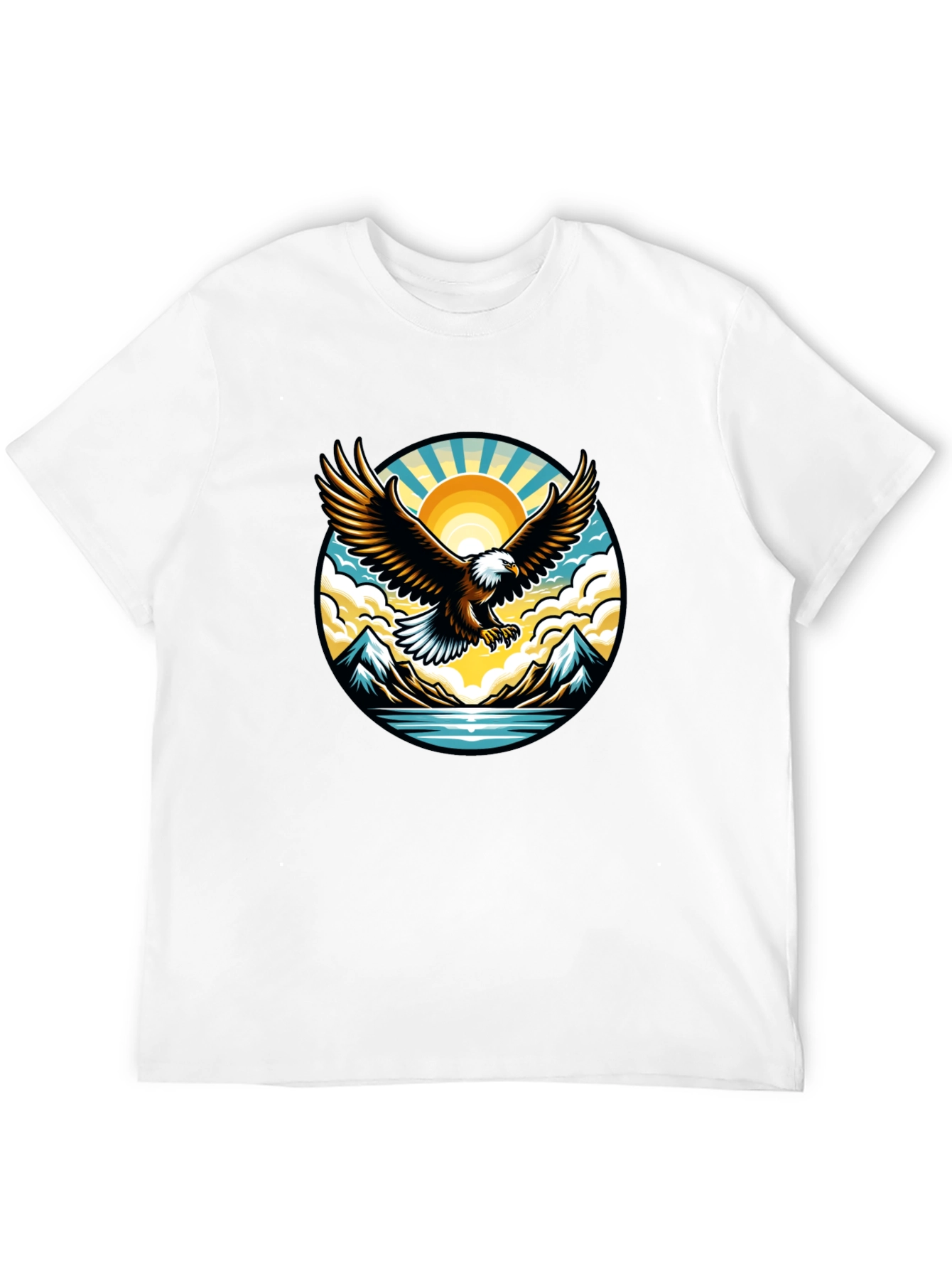 Eagle Graphic Print T-Shirt