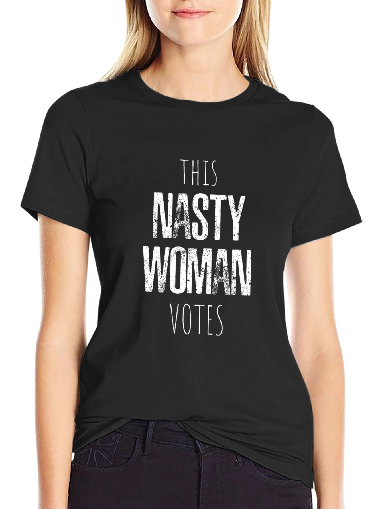 Nasty Woman Votes Graphic T-Shirt