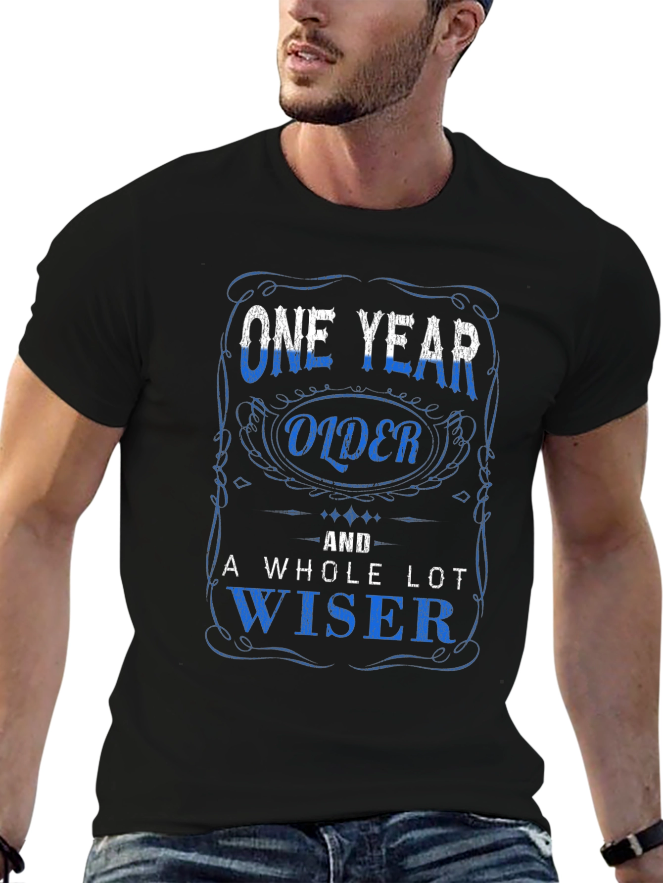 One Year Older and Wiser Graphic T-Shirt