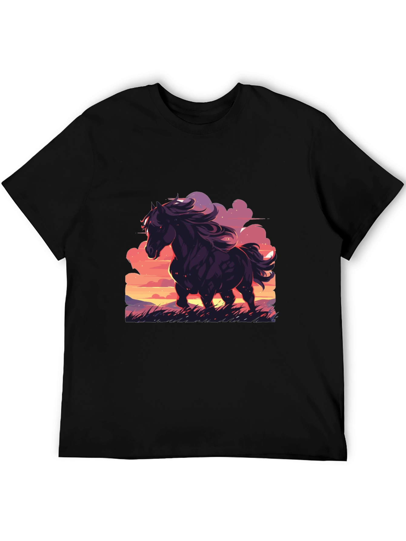 Horse Sunset Graphic Tee